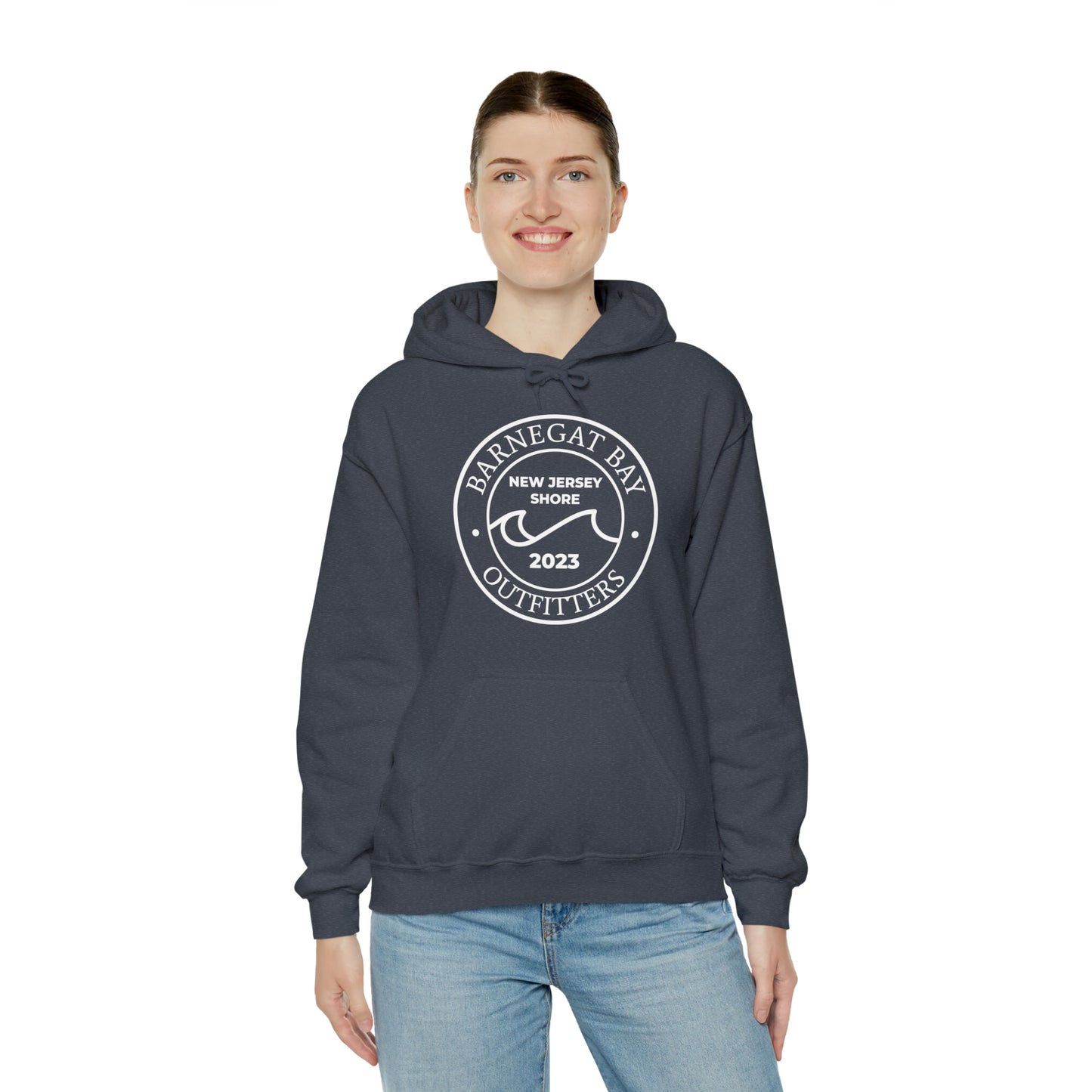 Wave Circle Unisex Heavy Blend Hooded Sweatshirt