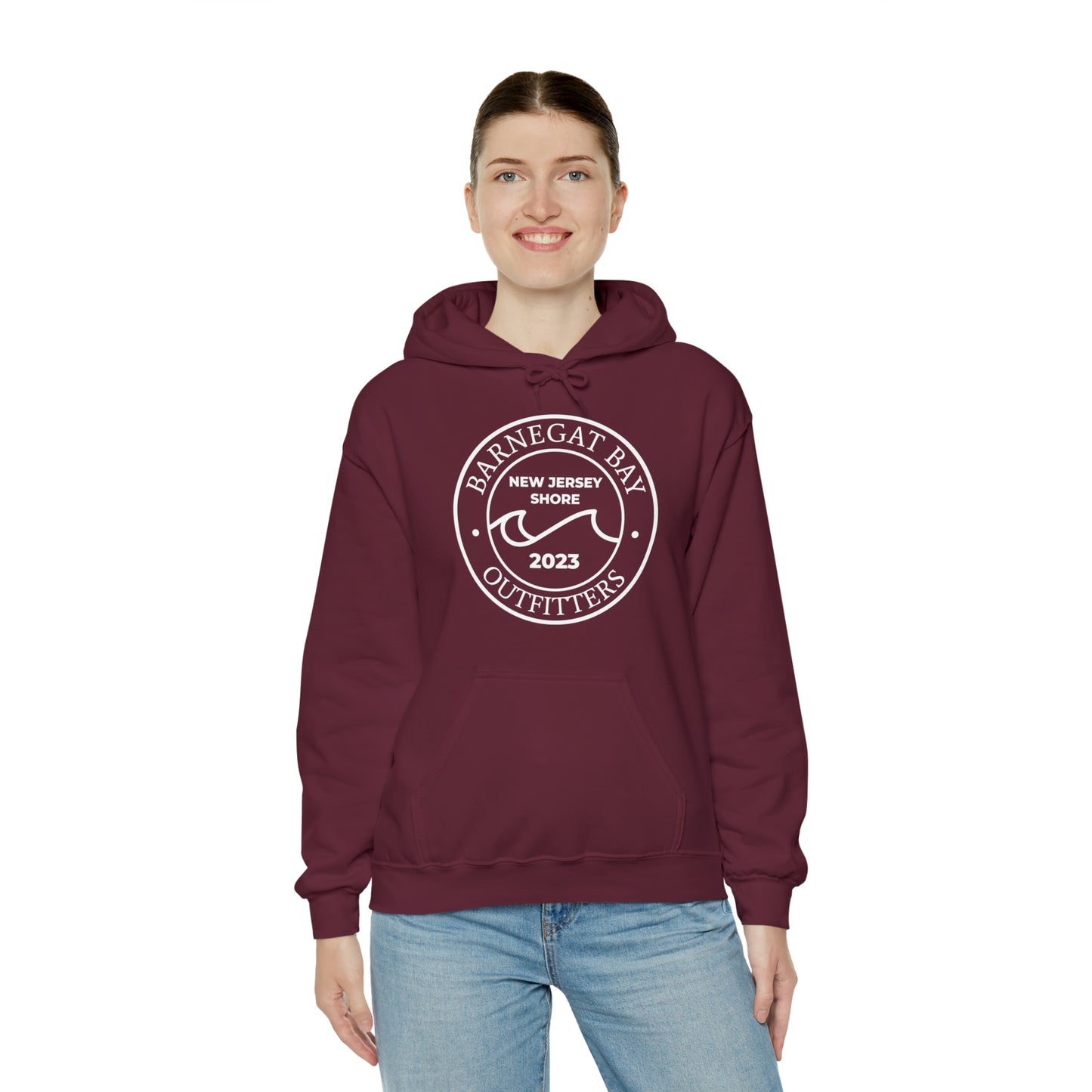 Wave Circle Unisex Heavy Blend Hooded Sweatshirt