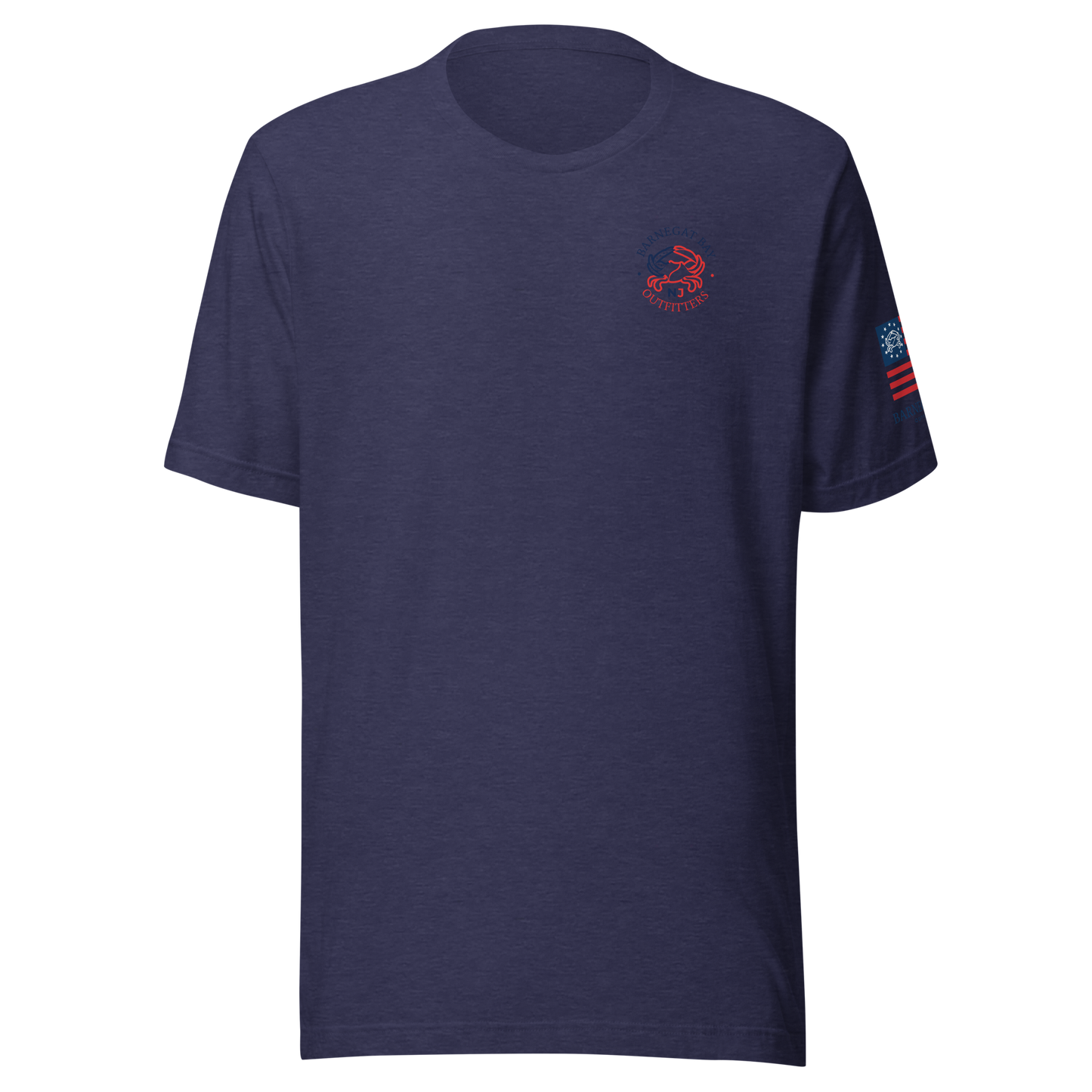 Red, White,& Blue AB Crab Logo Unisex T-Shirt B+C 3001 SL
