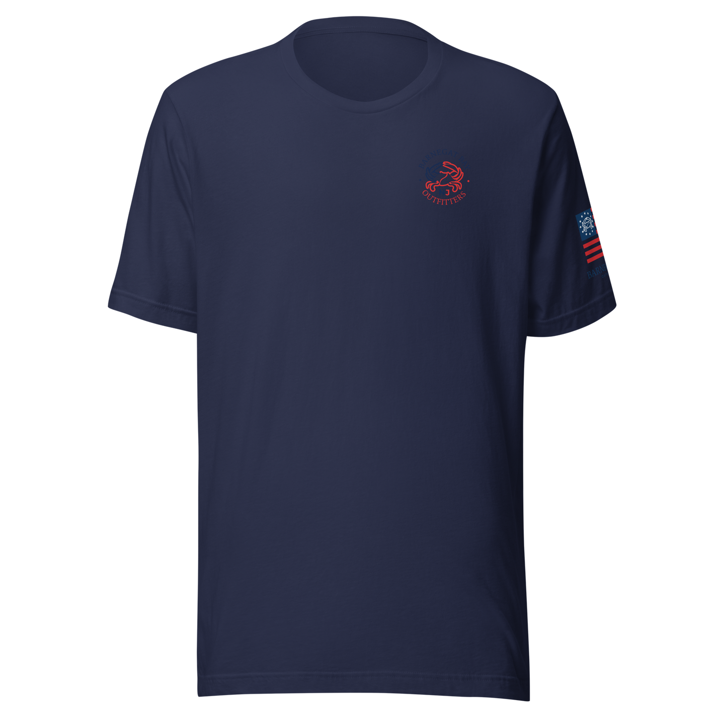 Red, White,& Blue AB Crab Logo Unisex T-Shirt B+C 3001 SL