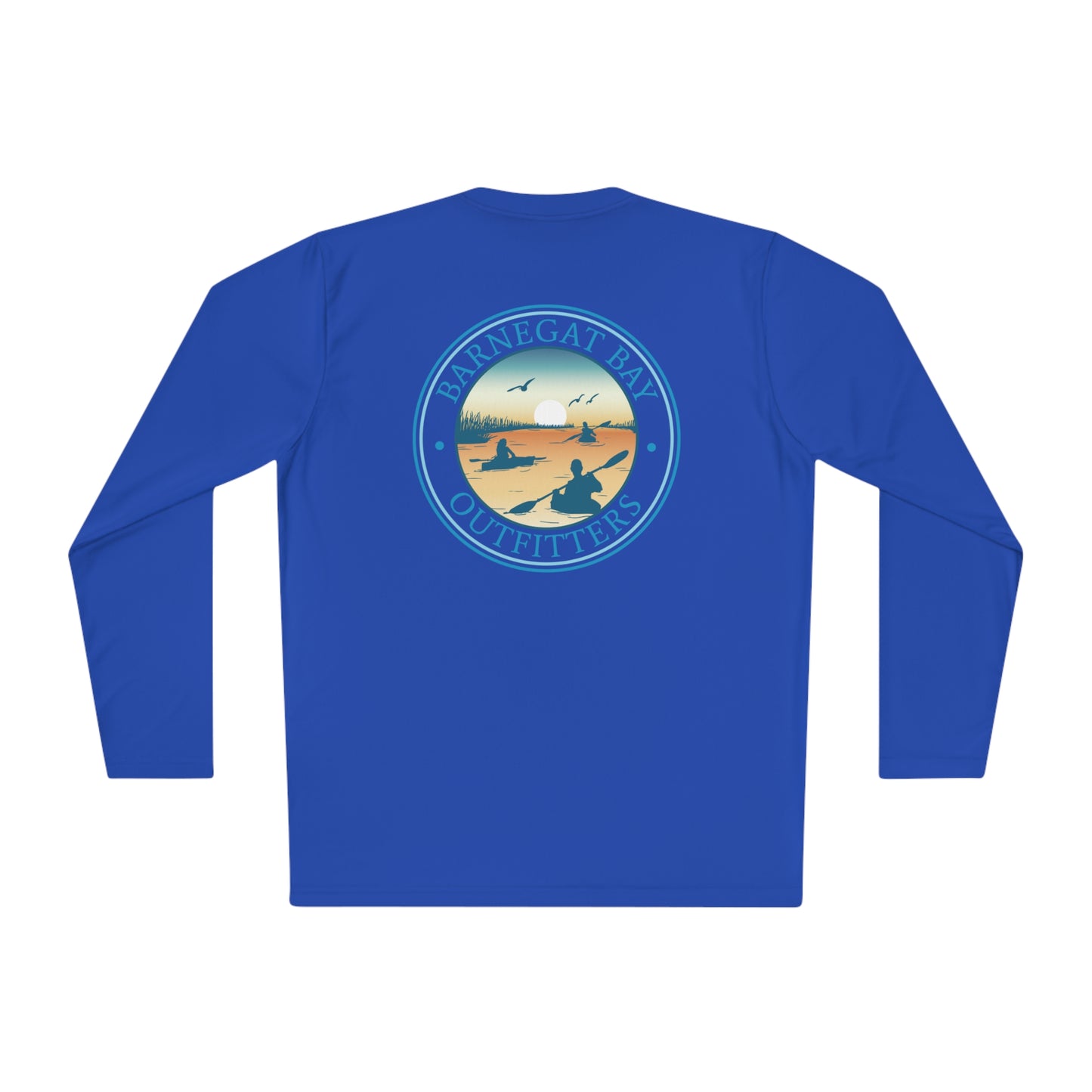 UPF40+ Kayak Scene Logo Unisex Performance Long Sleeve Tee