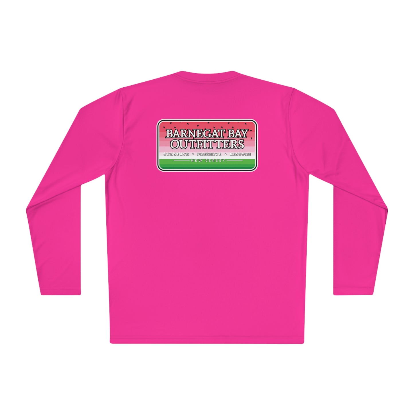 UPF40+ Watermelon Logo Unisex Performance Long Sleeve Tee