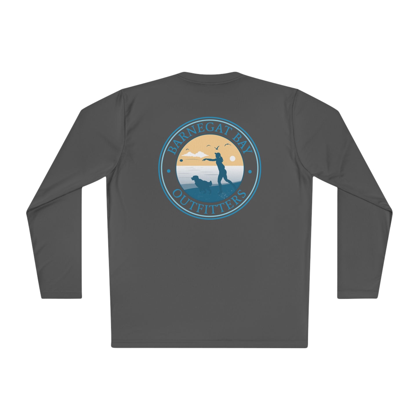 UPF40+ Fetch Scene Logo Unisex Performance Long Sleeve Tee
