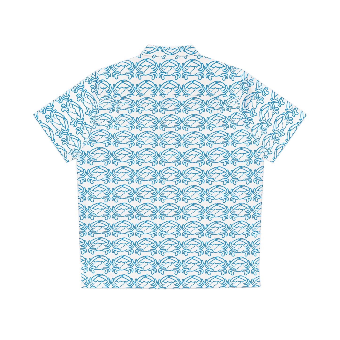 Barnegat Bay Crab Men's Hawaiian Shirt (AOP)