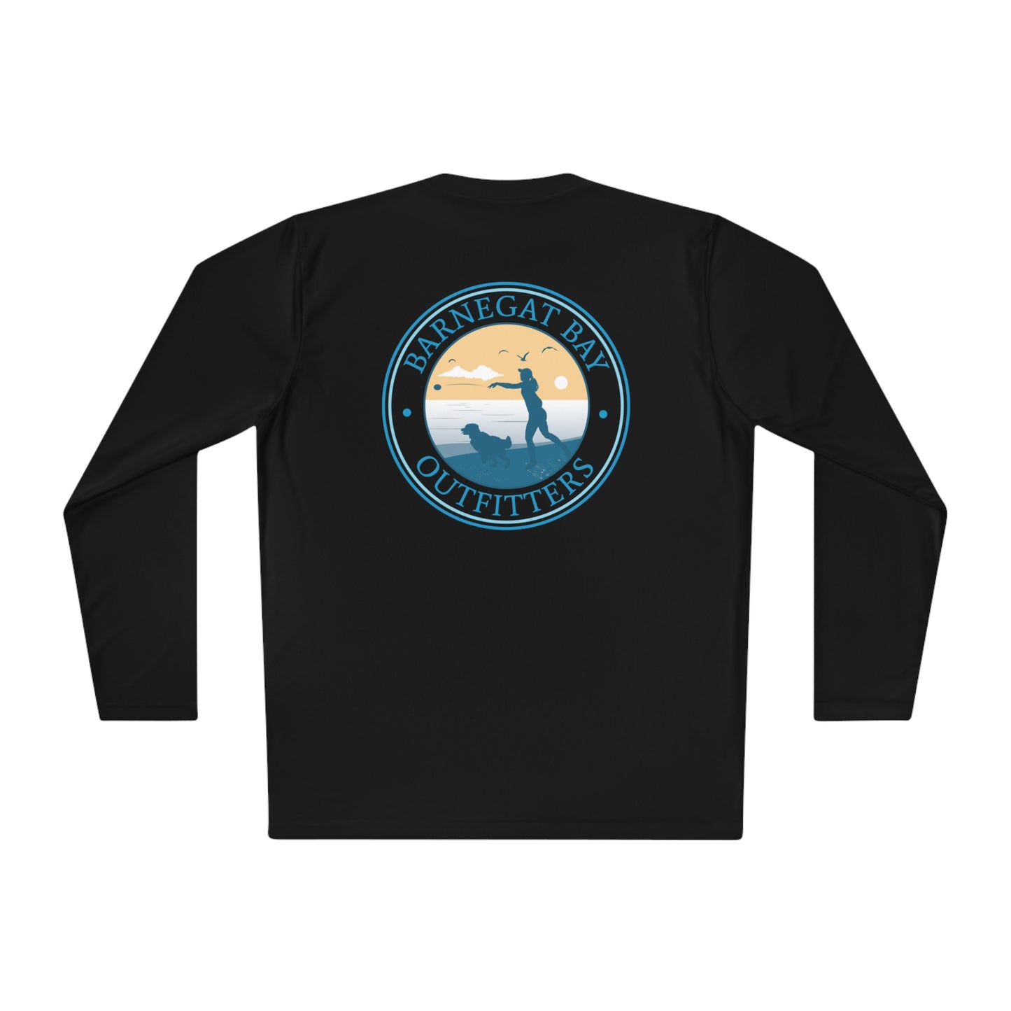 UPF40+ Fetch Scene Logo Unisex Performance Long Sleeve Tee