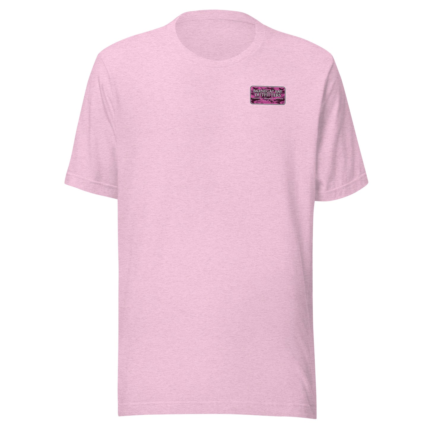 Pink Camo Logo Unisex T-Shirt B+C 3001