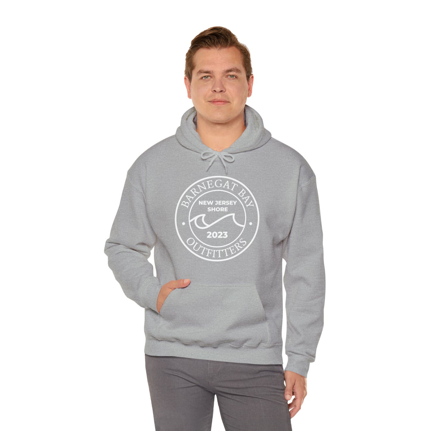 Wave Circle Unisex Heavy Blend Hooded Sweatshirt