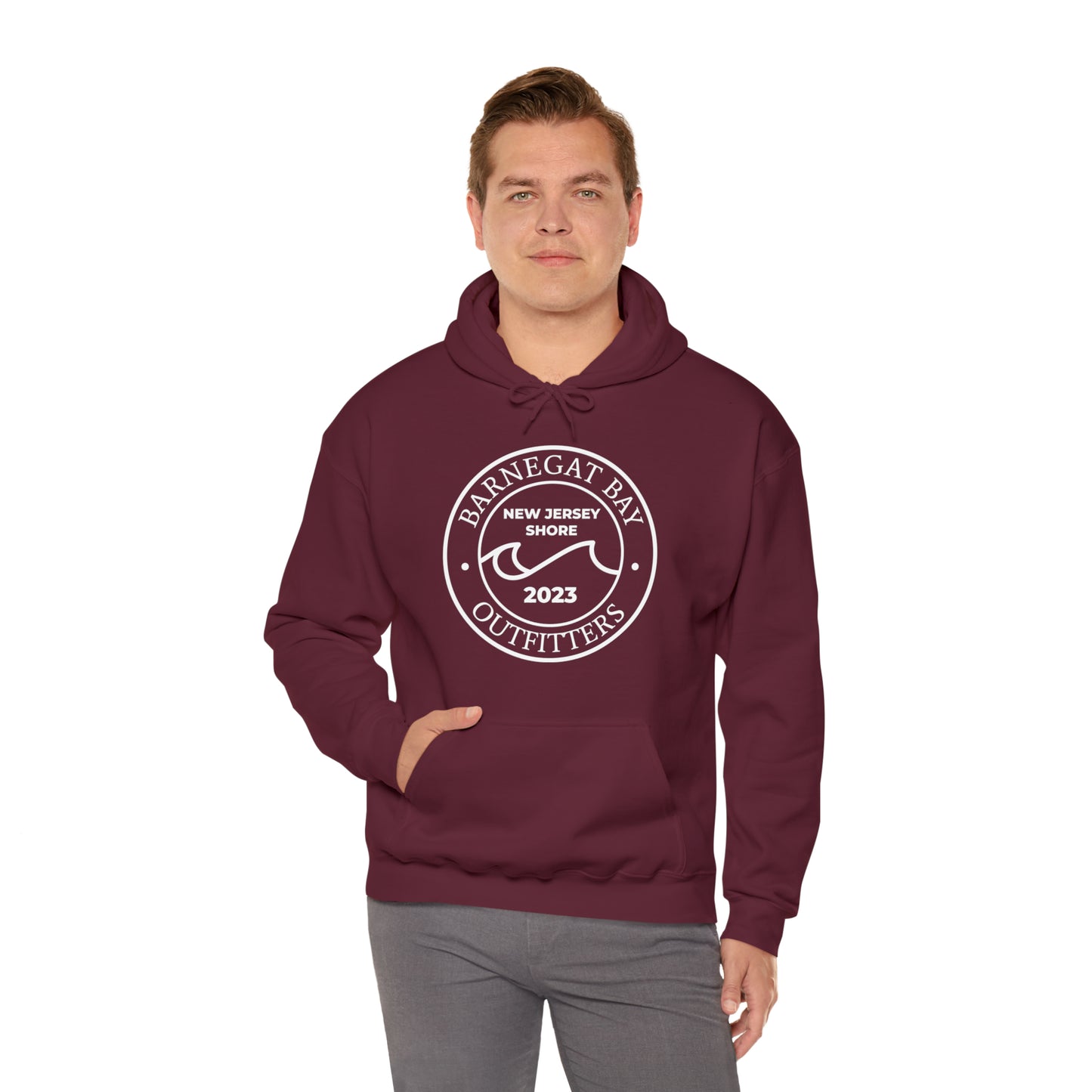 Wave Circle Unisex Heavy Blend Hooded Sweatshirt