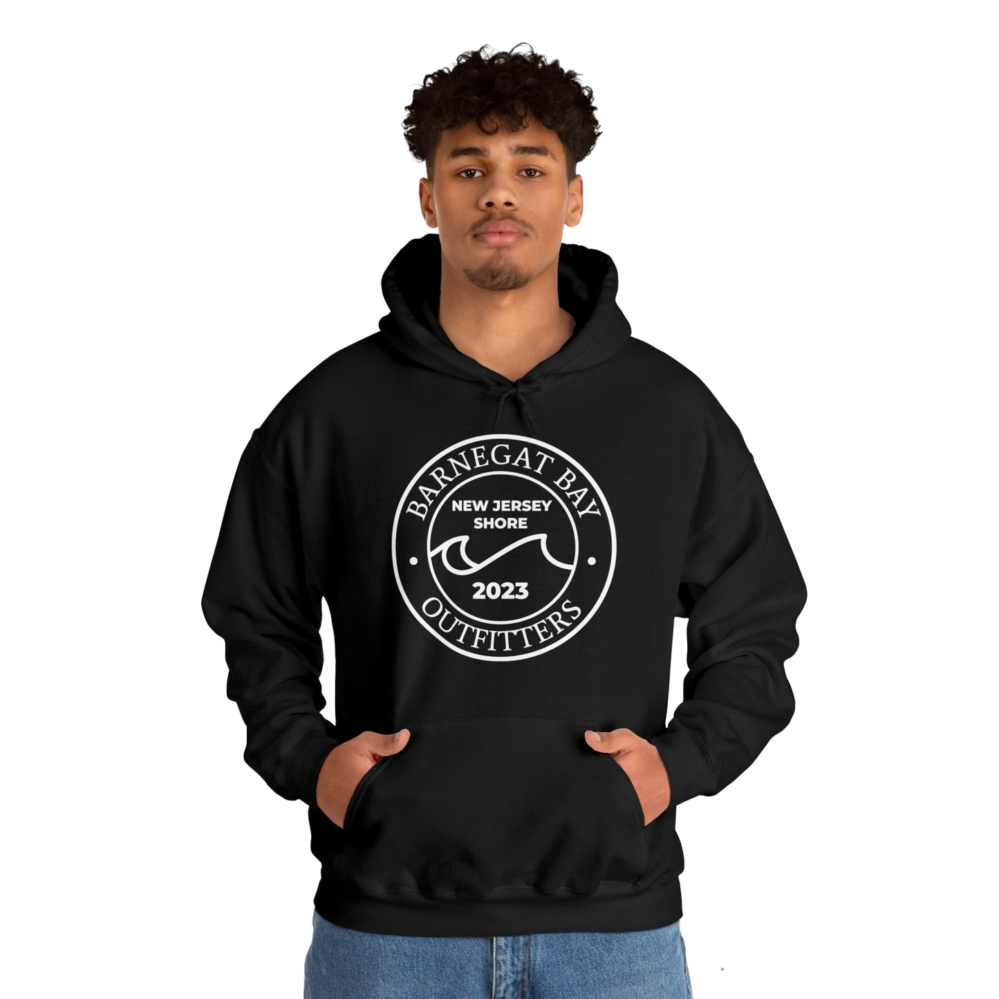 Wave Circle Unisex Heavy Blend Hooded Sweatshirt