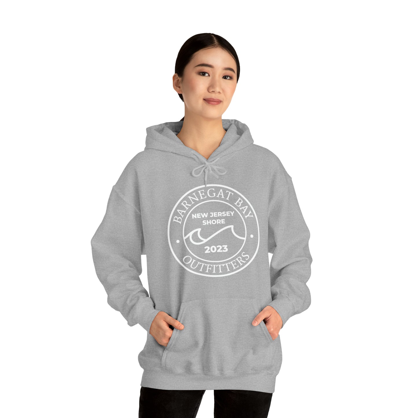 Wave Circle Unisex Heavy Blend Hooded Sweatshirt