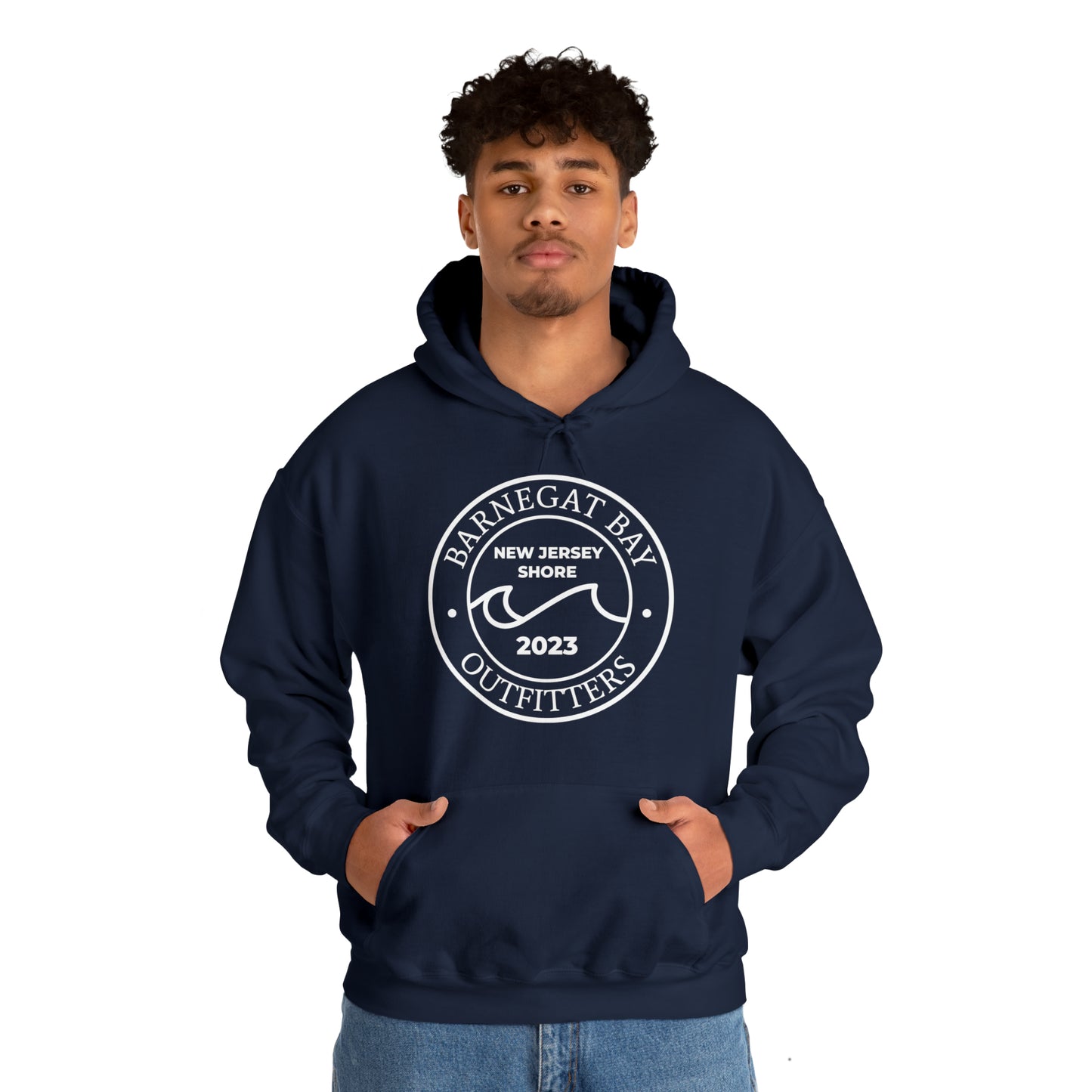 Wave Circle Unisex Heavy Blend Hooded Sweatshirt