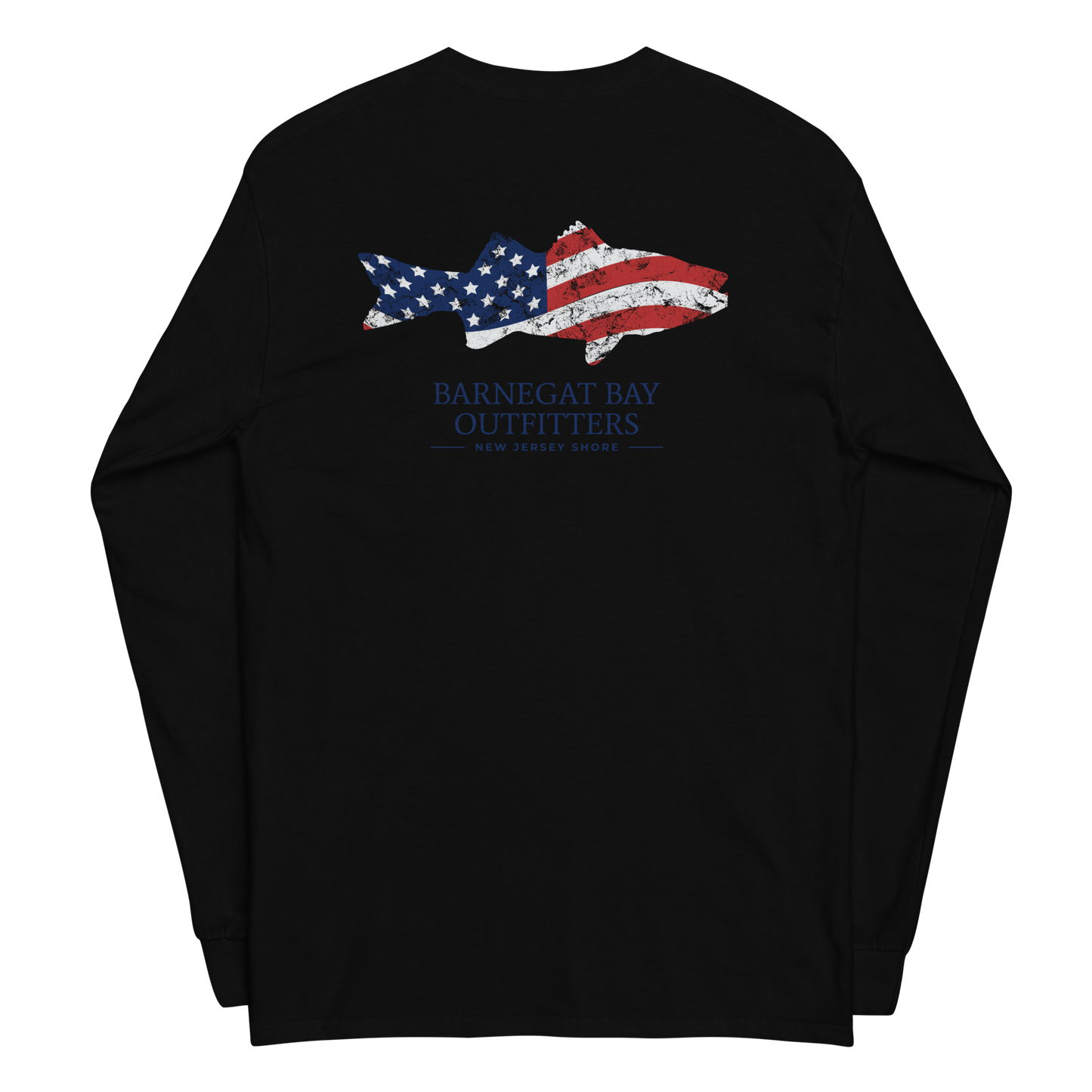 Red, White, & Blue Striped Bass Rect Logo 2400