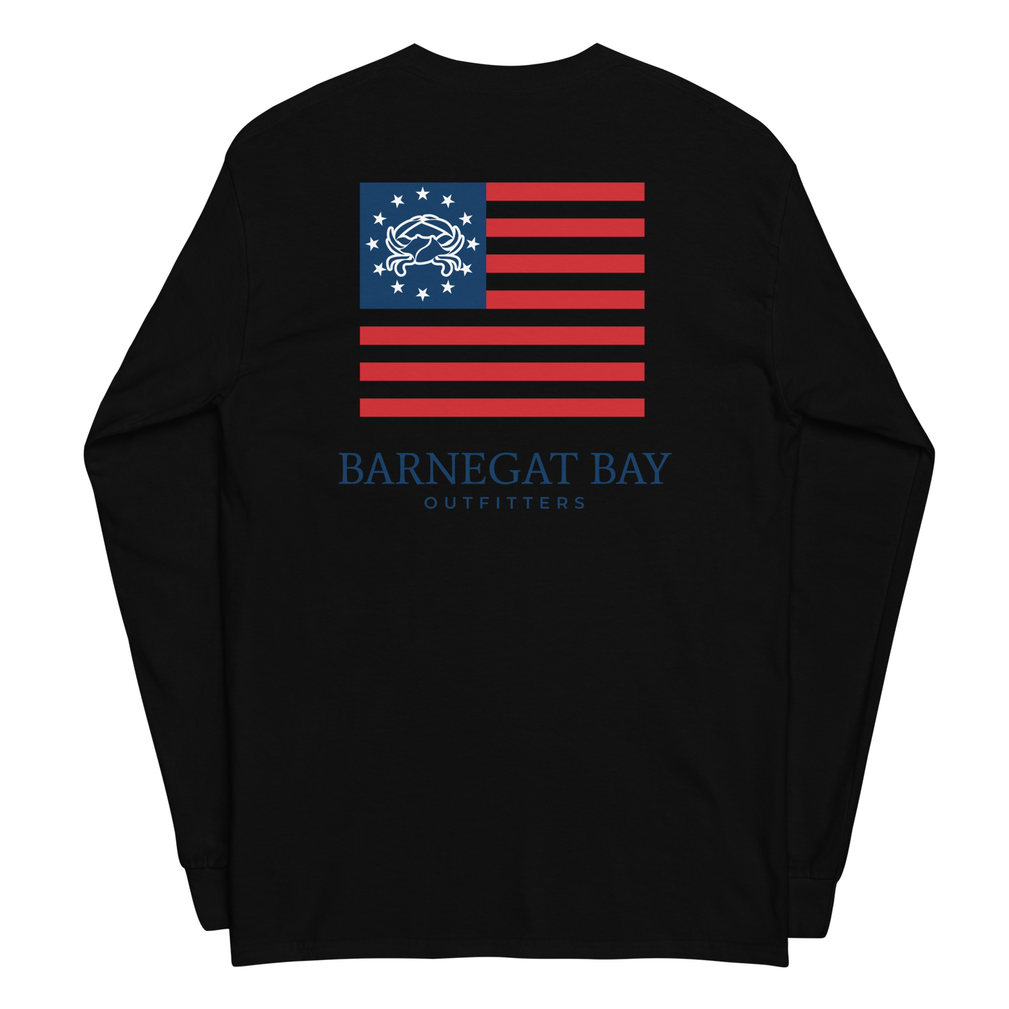 Red, White, & Blue Flag Logo Long Sleeve 2400