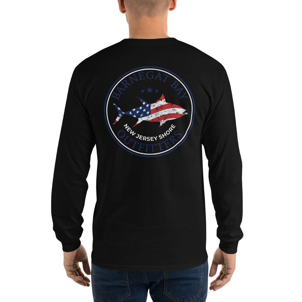 Red, White, & Blue Tuna Logo Long Sleeve 2400