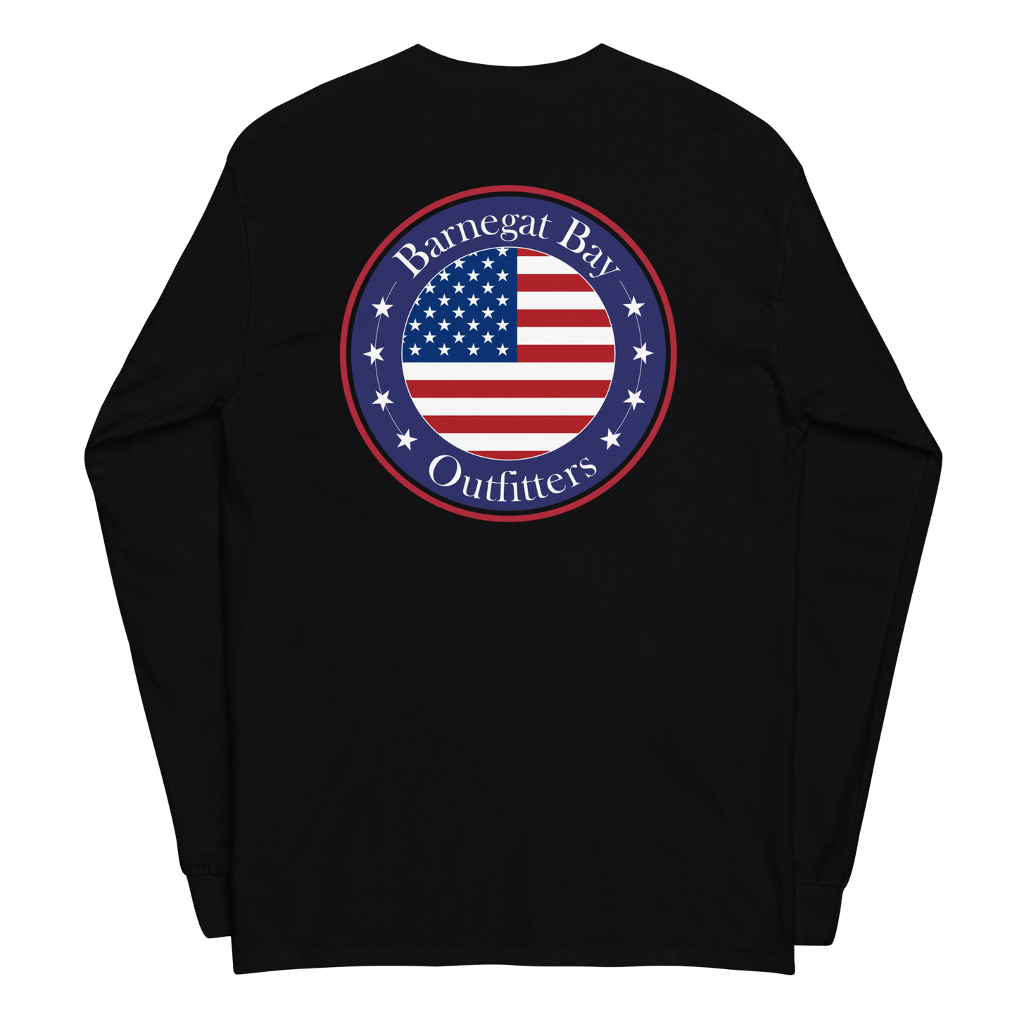 Red, White, & Blue Circle Flag Logo Long Sleeve 2400