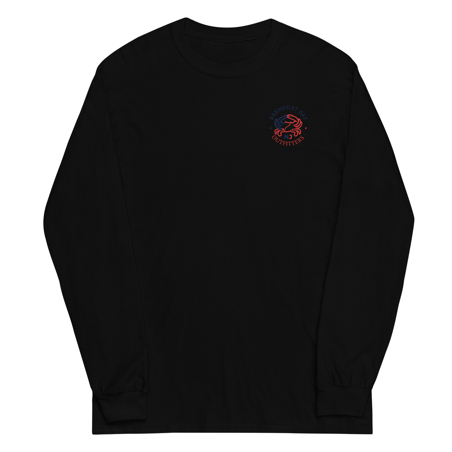 Red, White, & Blue Crab Sq Logo Long Sleeve 2400