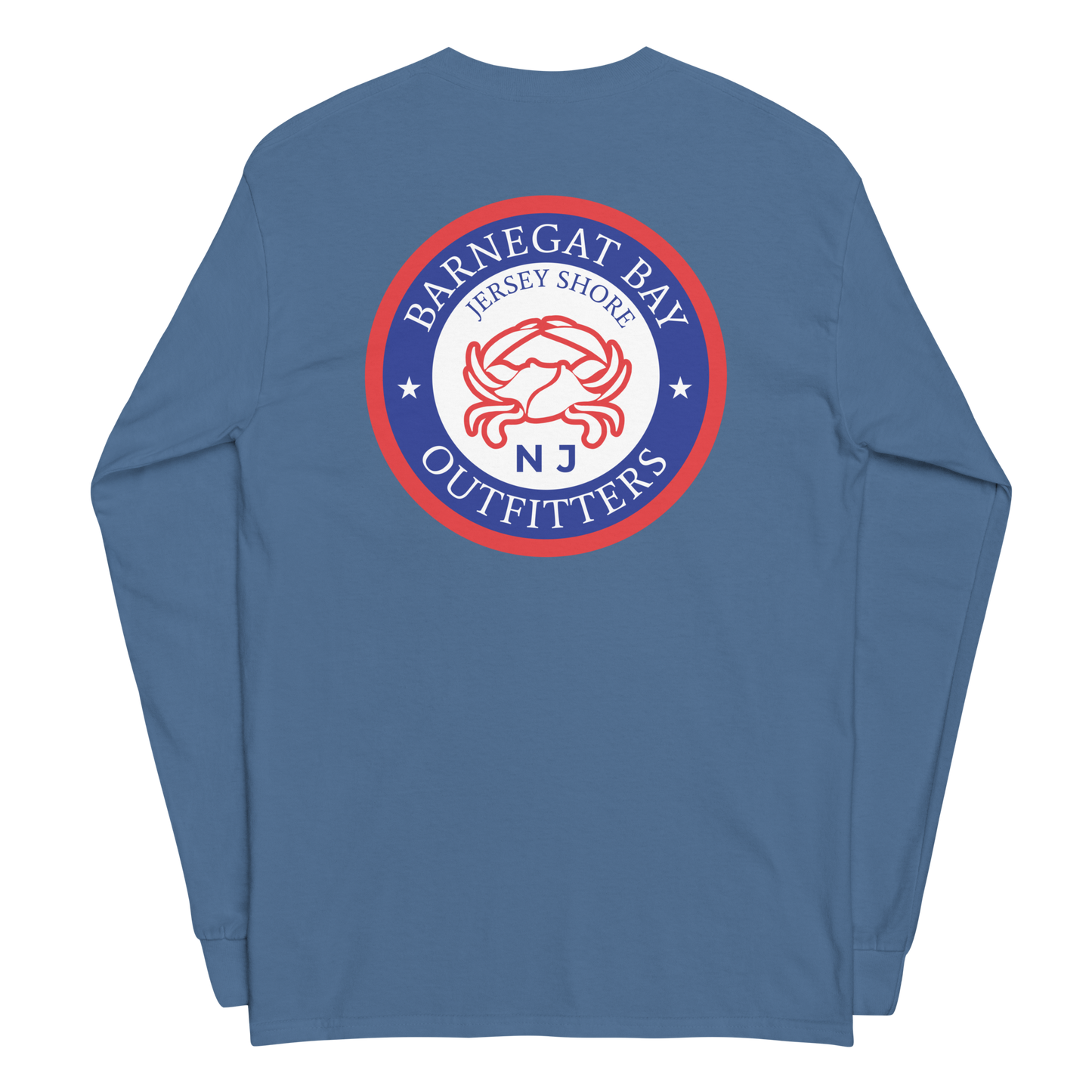 Red, White, & Blue Crab Circle Logo Long Sleeve 2400