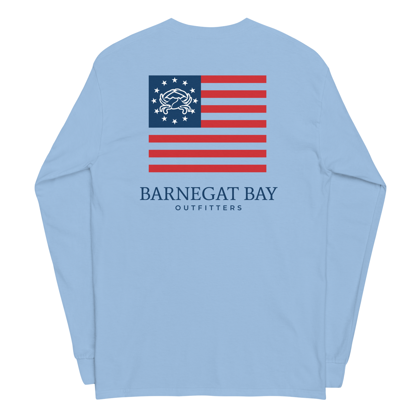 Red, White, & Blue Flag Logo Long Sleeve 2400