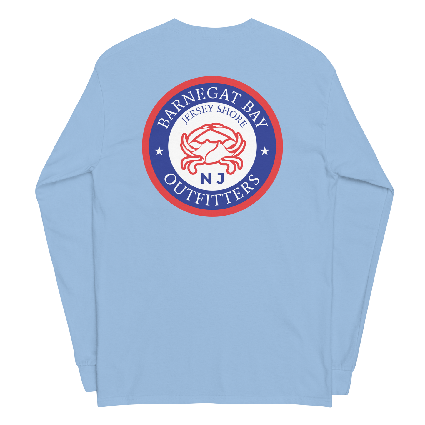 Red, White, & Blue Crab Circle Logo Long Sleeve 2400