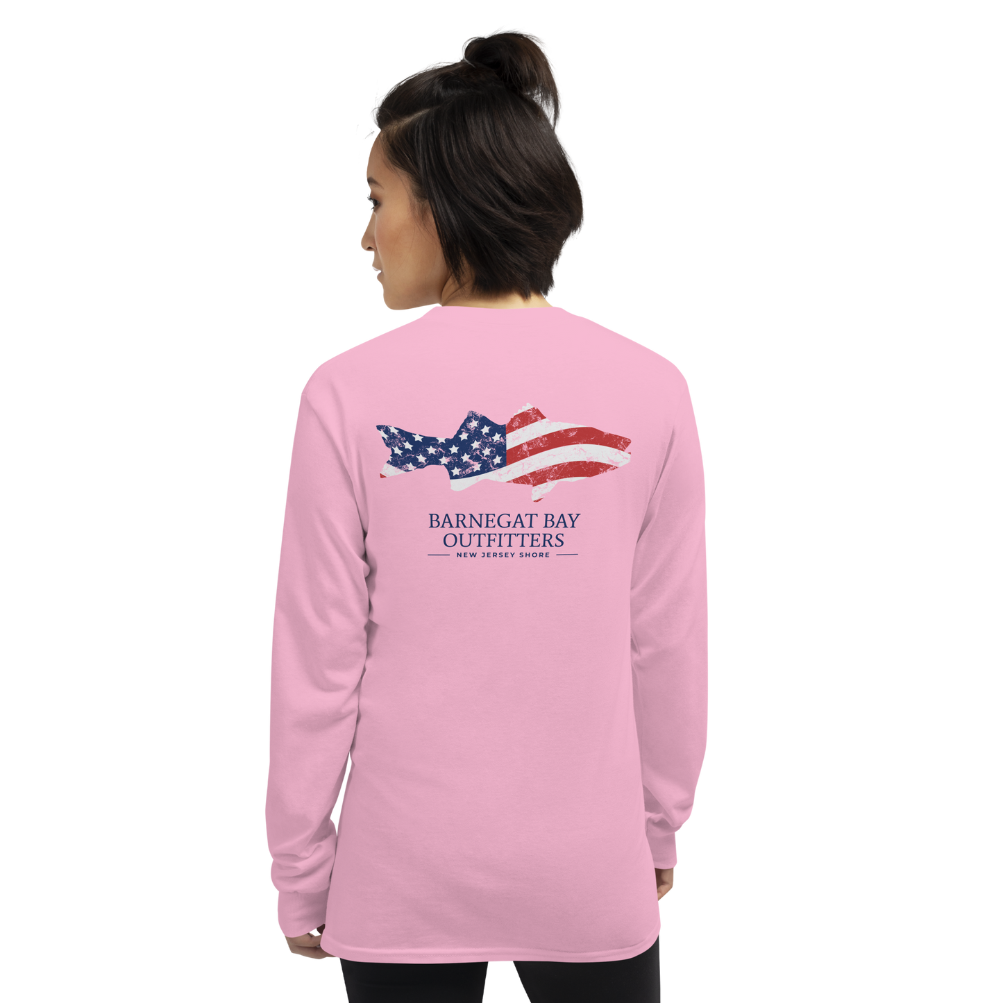 Red, White, & Blue Striped Bass Rect Logo 2400