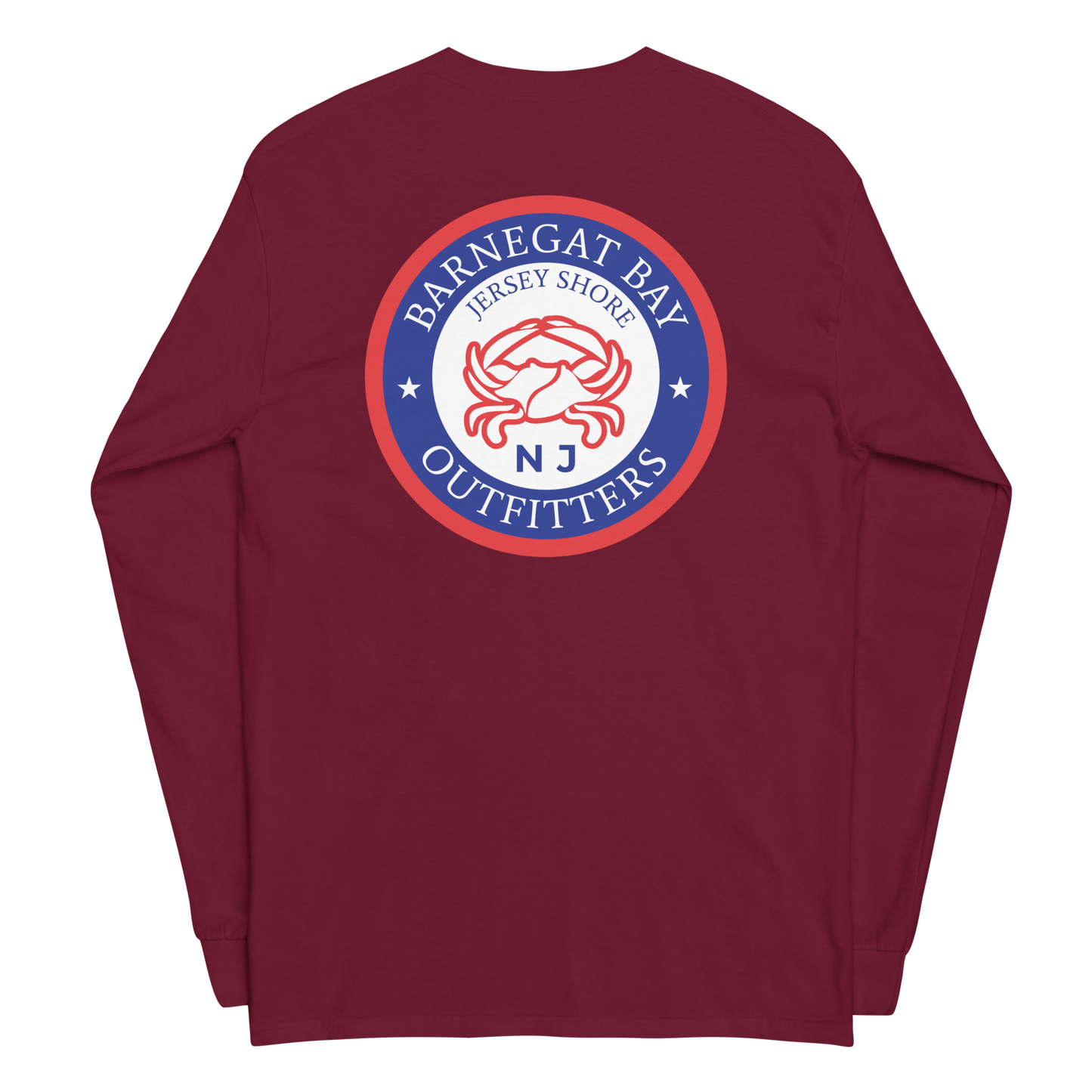 Red, White, & Blue Crab Circle Logo Long Sleeve 2400