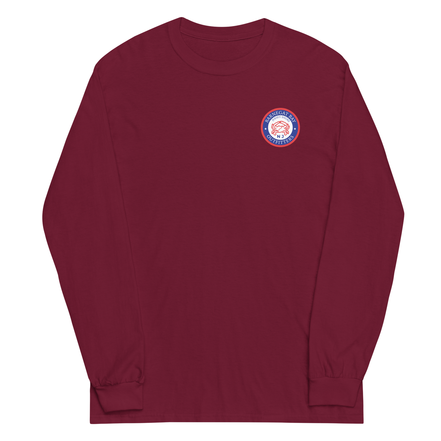 Red, White, & Blue Crab Circle Logo Long Sleeve 2400