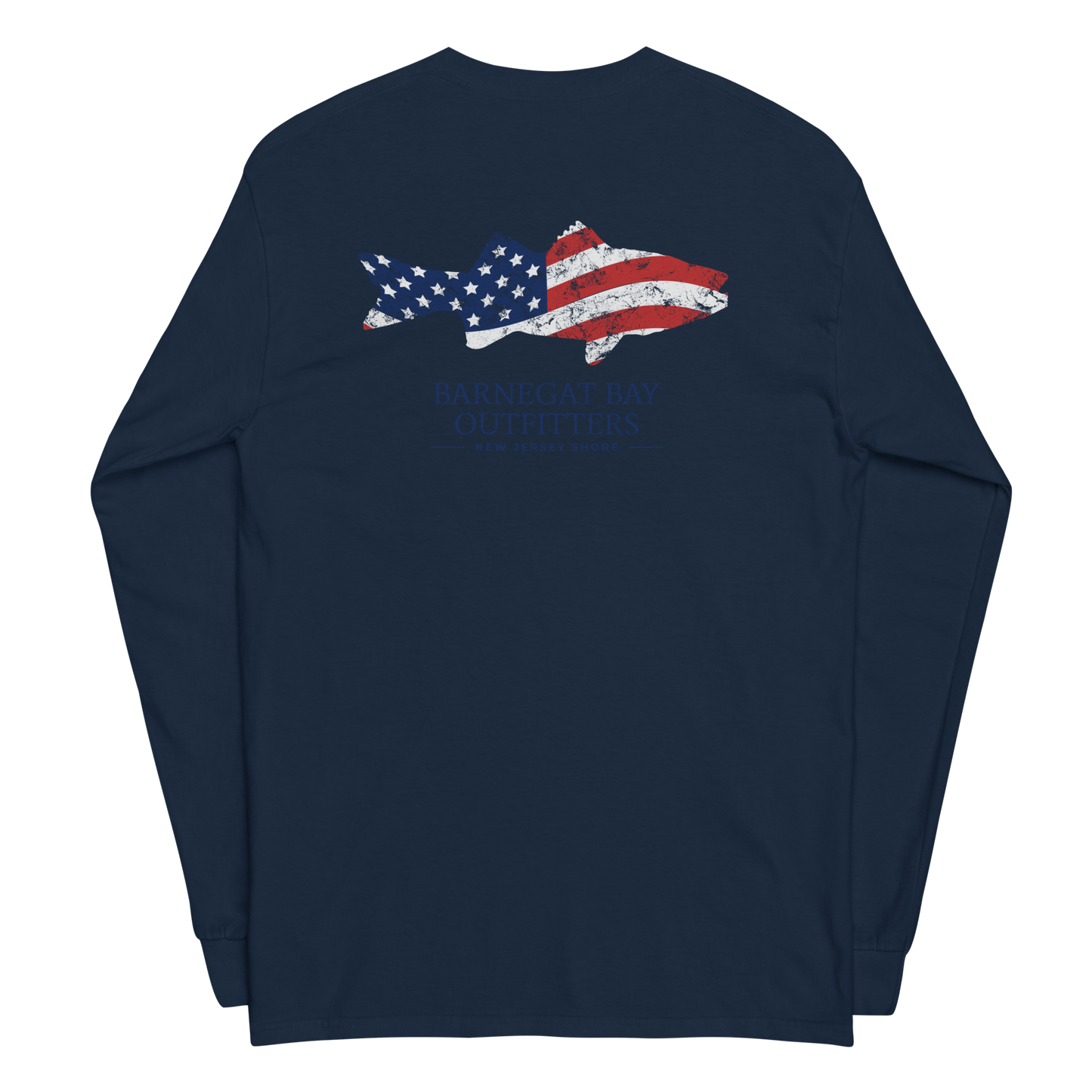 Red, White, & Blue Striped Bass Rect Logo 2400