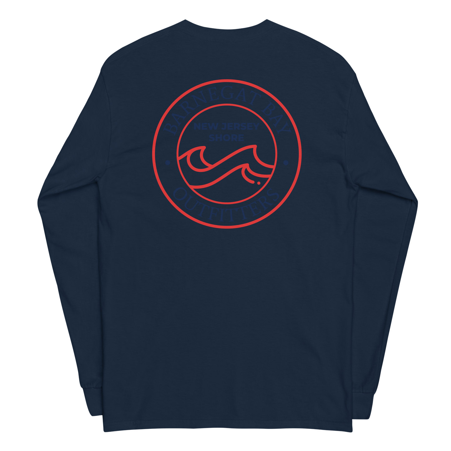 Red, White, & Blue Wave Logo Long Sleeve 2400