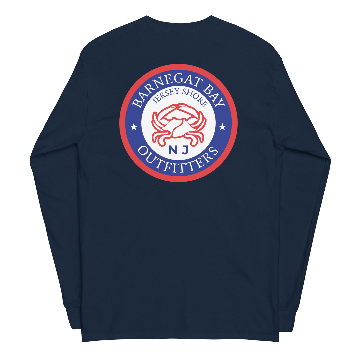 Red, White, & Blue Crab Circle Logo Long Sleeve 2400