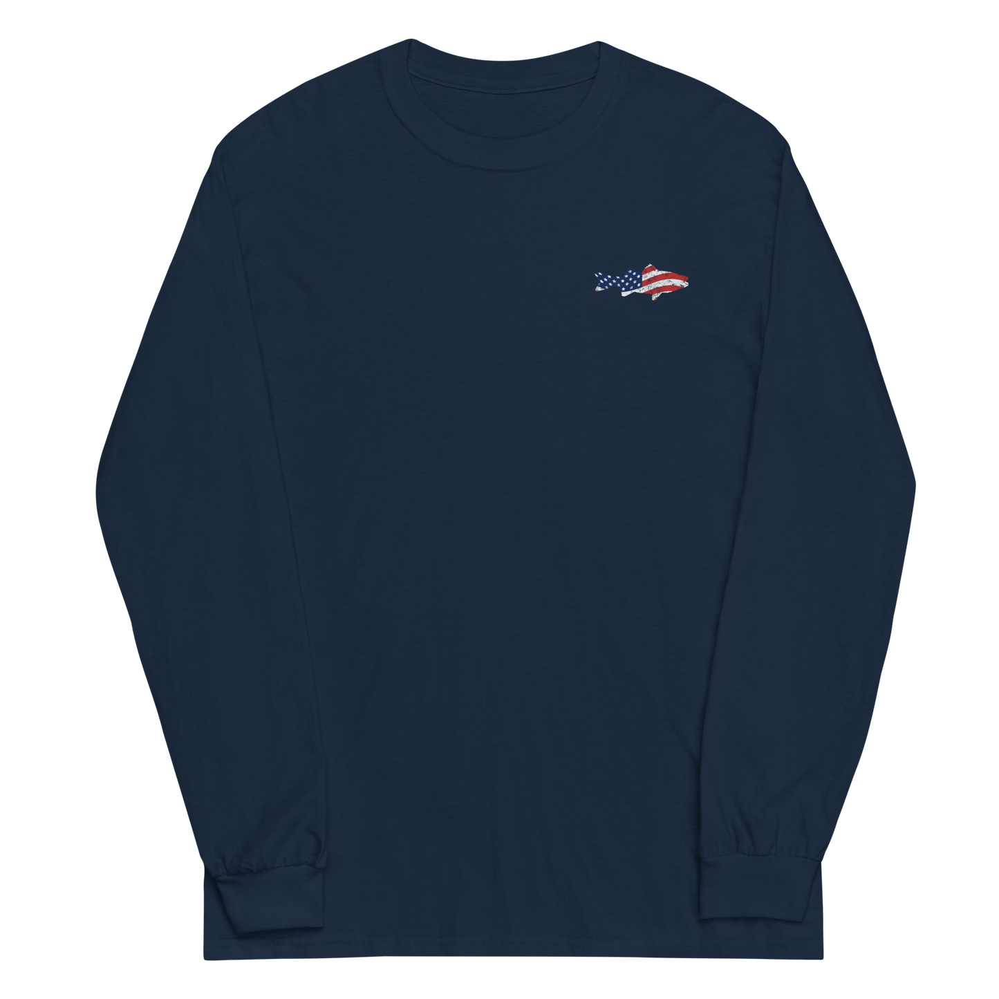 Red, White, & Blue Striped Bass Rect Logo 2400