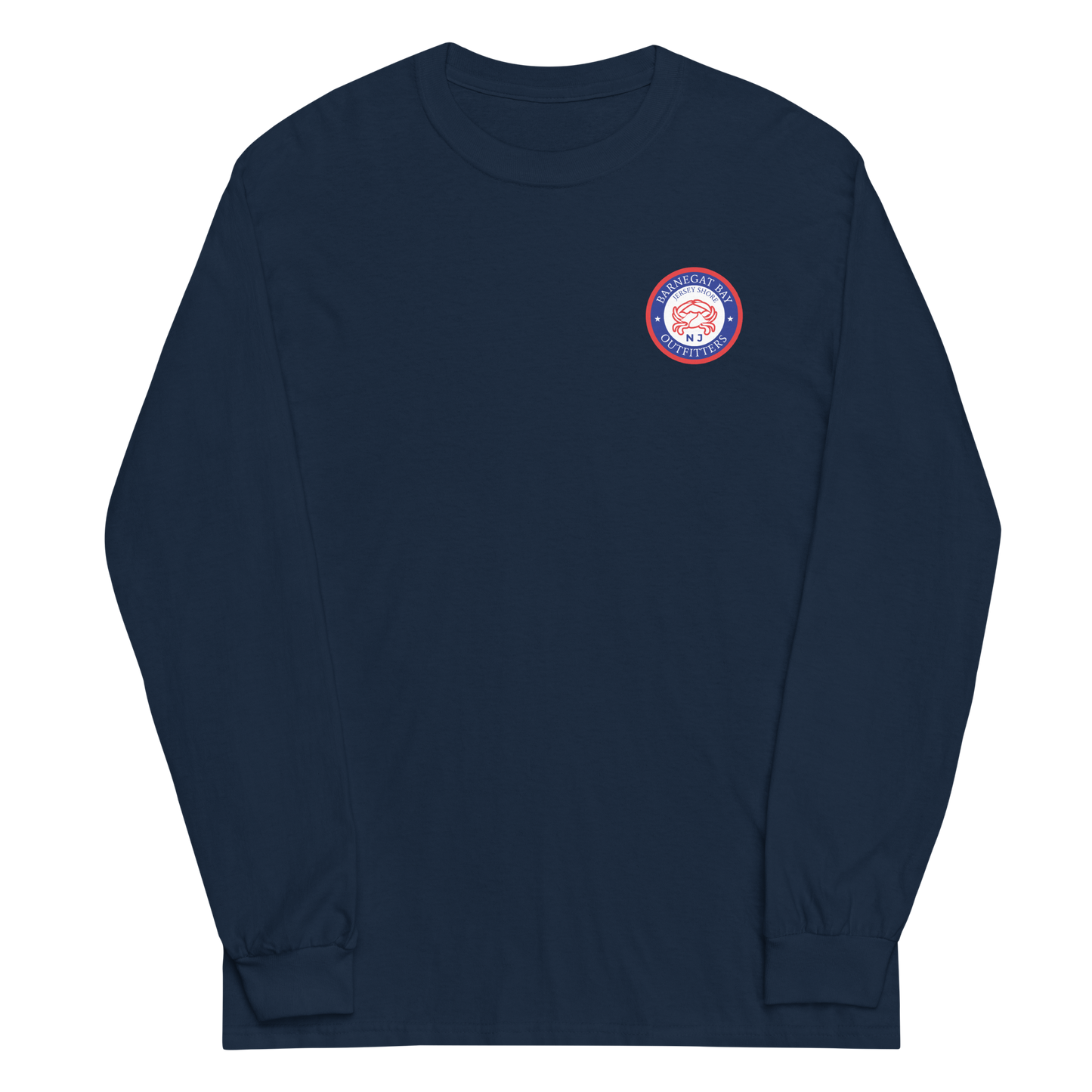 Red, White, & Blue Crab Circle Logo Long Sleeve 2400