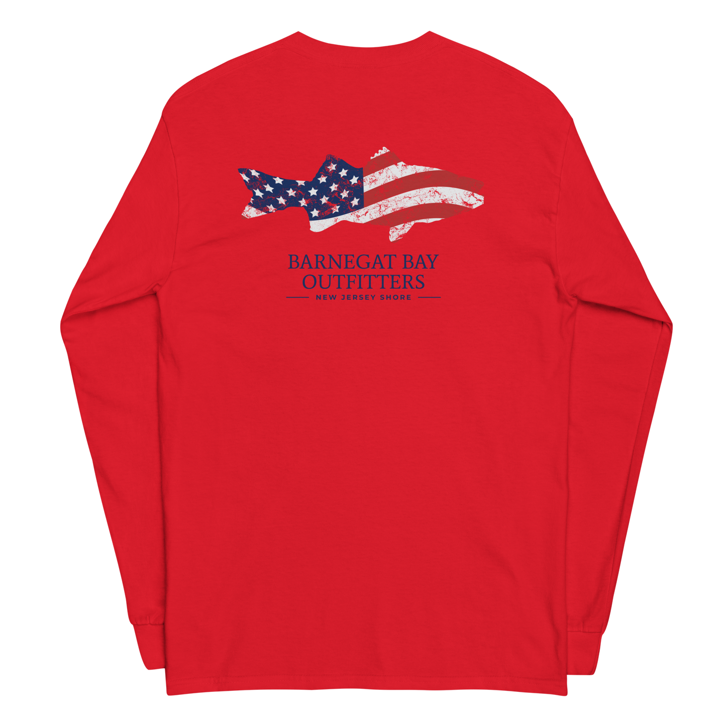 Red, White, & Blue Striped Bass Rect Logo 2400