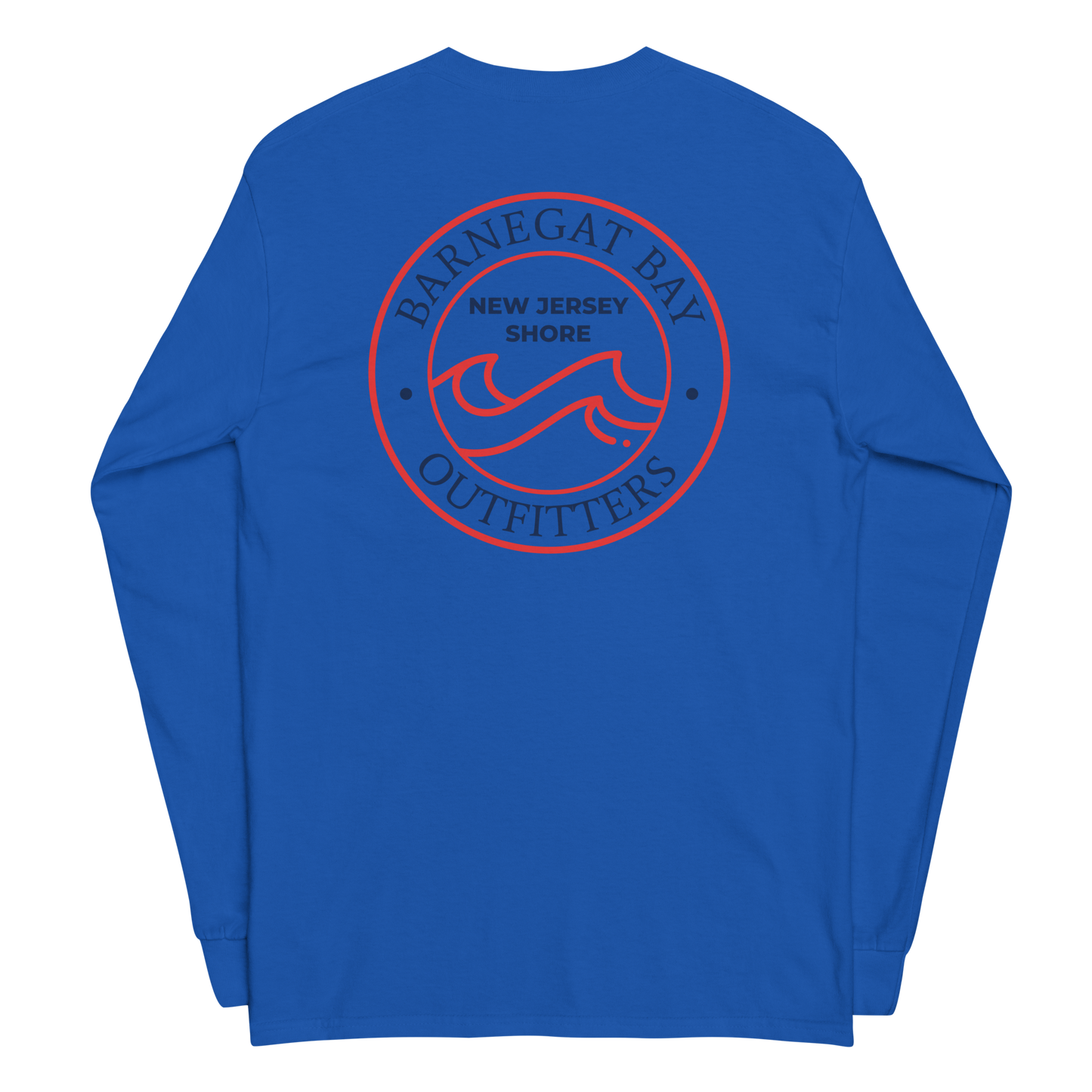 Red, White, & Blue Wave Logo Long Sleeve 2400