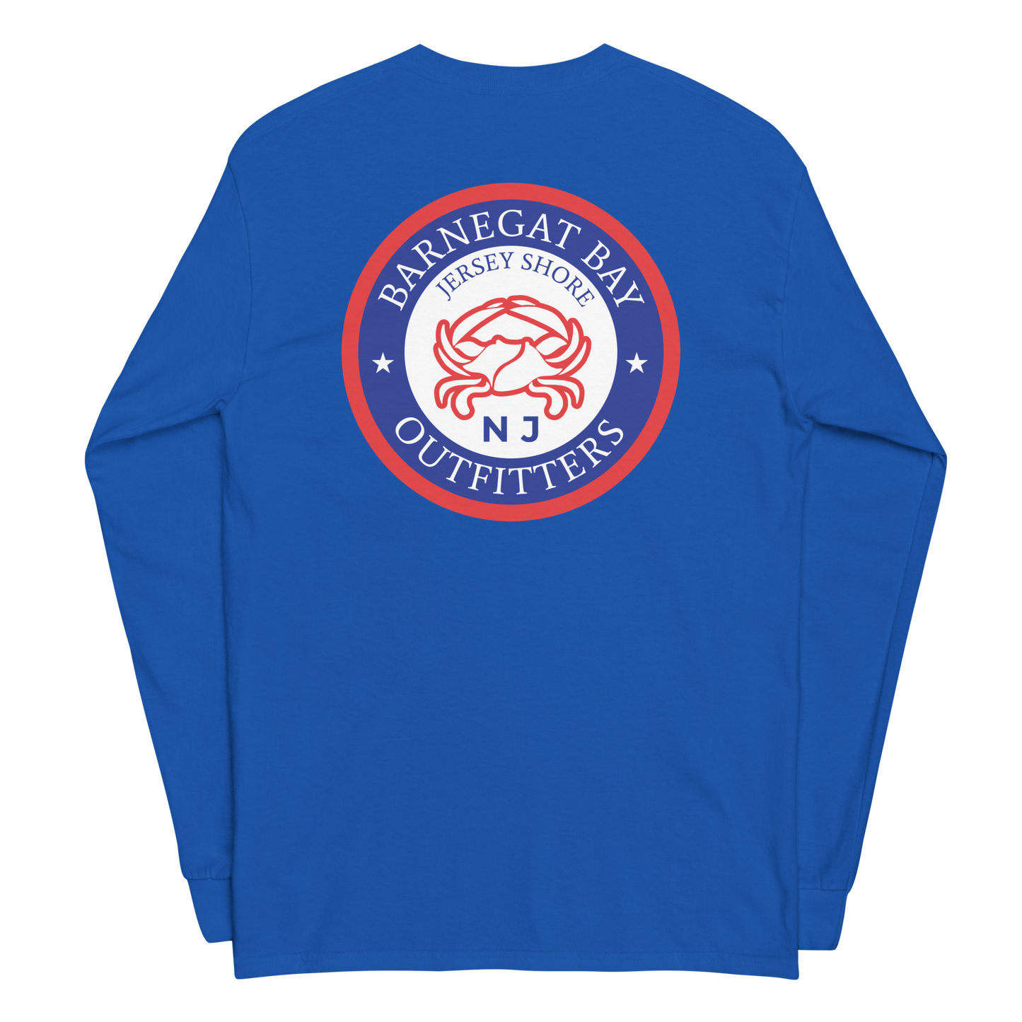 Red, White, & Blue Crab Circle Logo Long Sleeve 2400