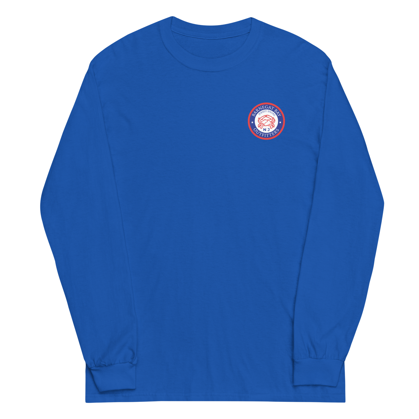 Red, White, & Blue Crab Circle Logo Long Sleeve 2400