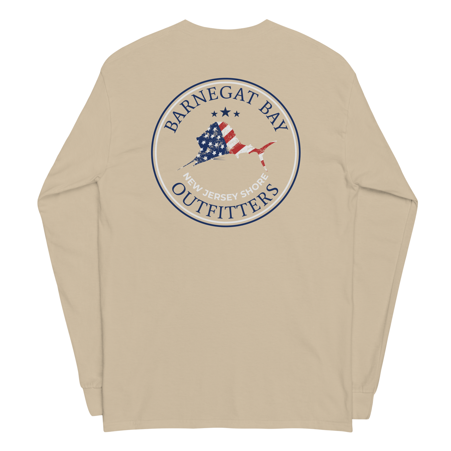 Red, White, & Blue  Sail Fish Logo Long Sleeve 2400