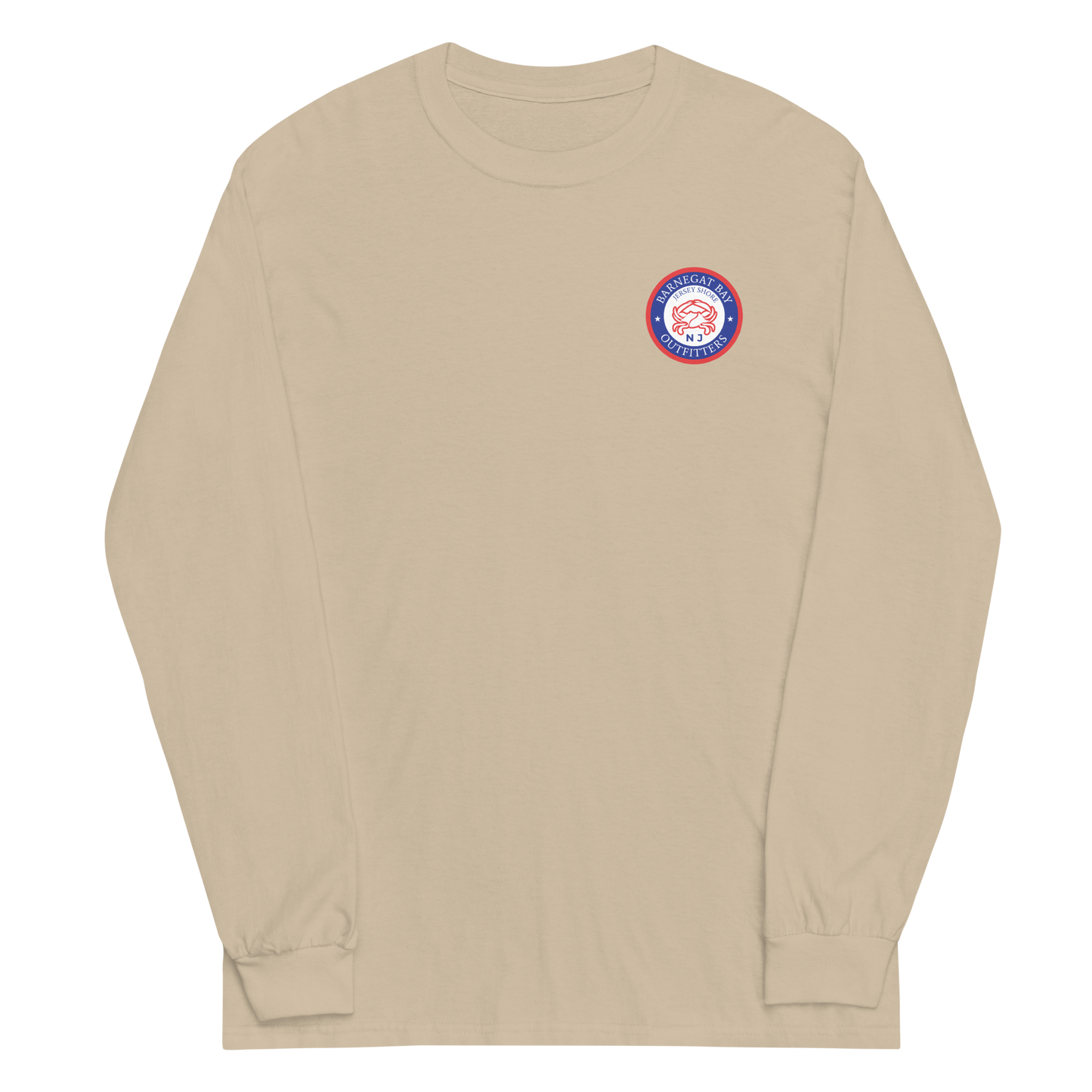 Red, White, & Blue Crab Circle Logo Long Sleeve 2400