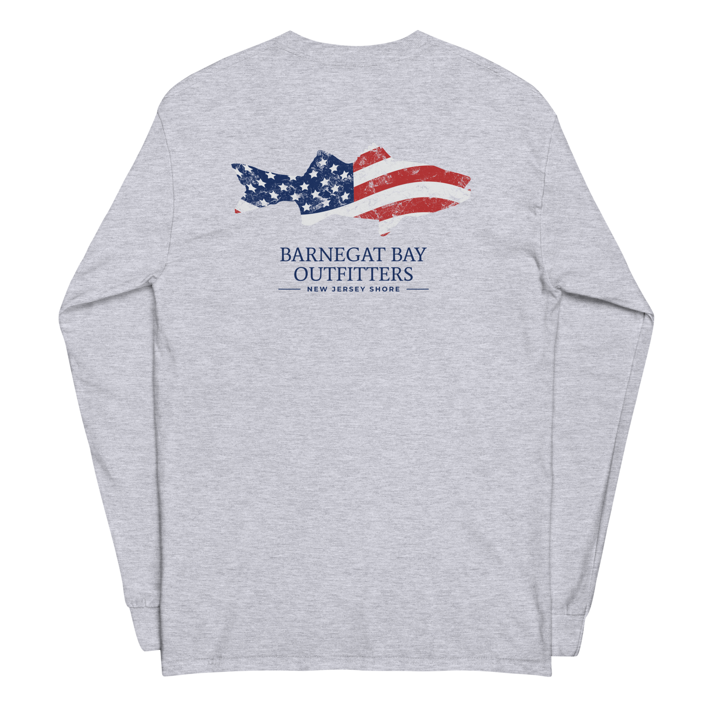 Red, White, & Blue Striped Bass Rect Logo 2400