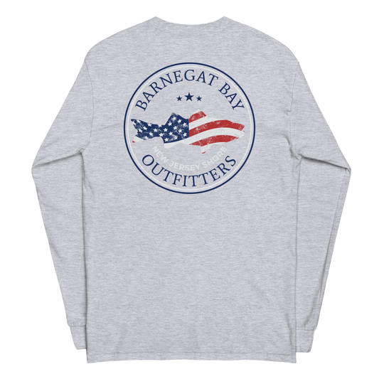 Red, White, & Blue Striped Bass Circle Logo 2400