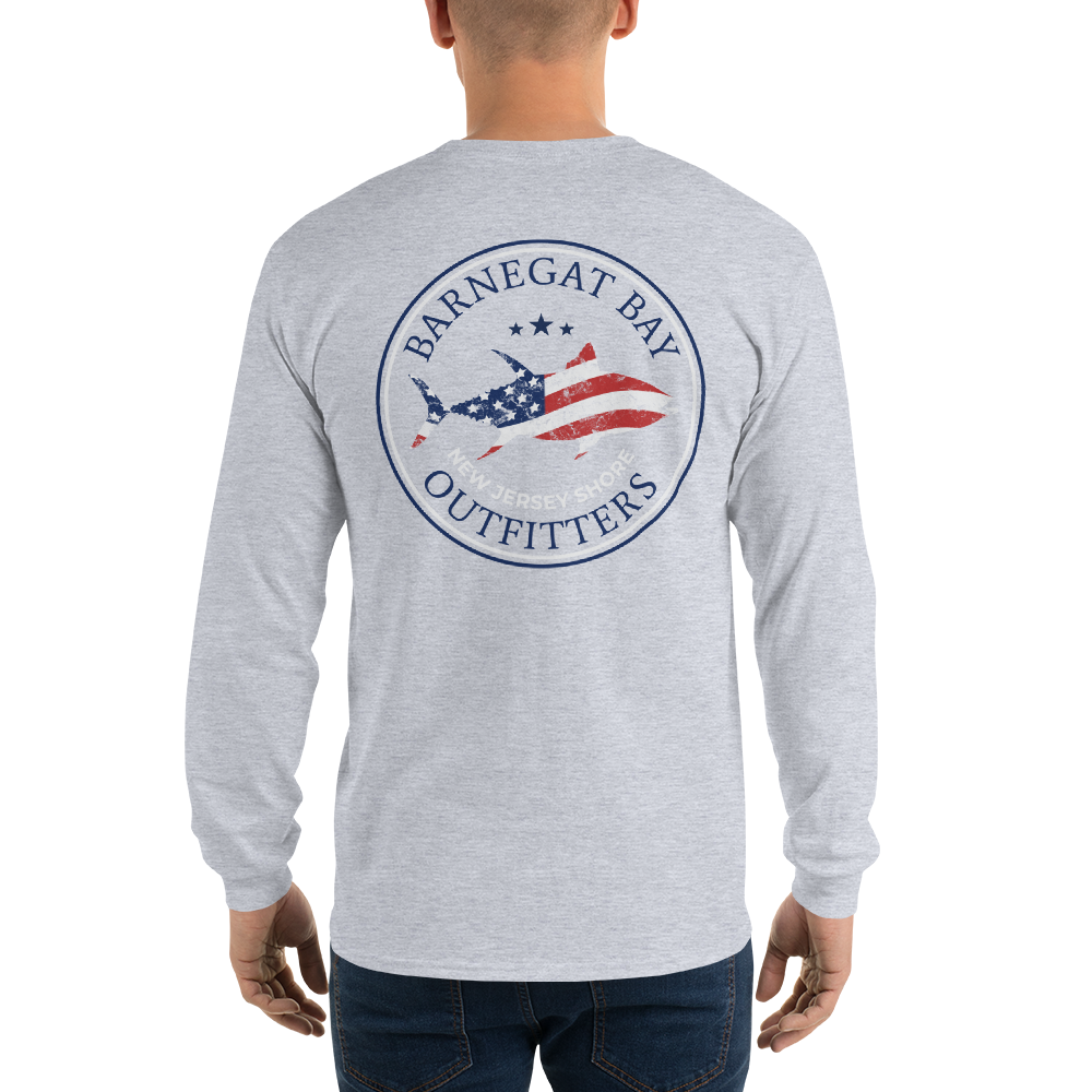 Red, White, & Blue Tuna Logo Long Sleeve 2400