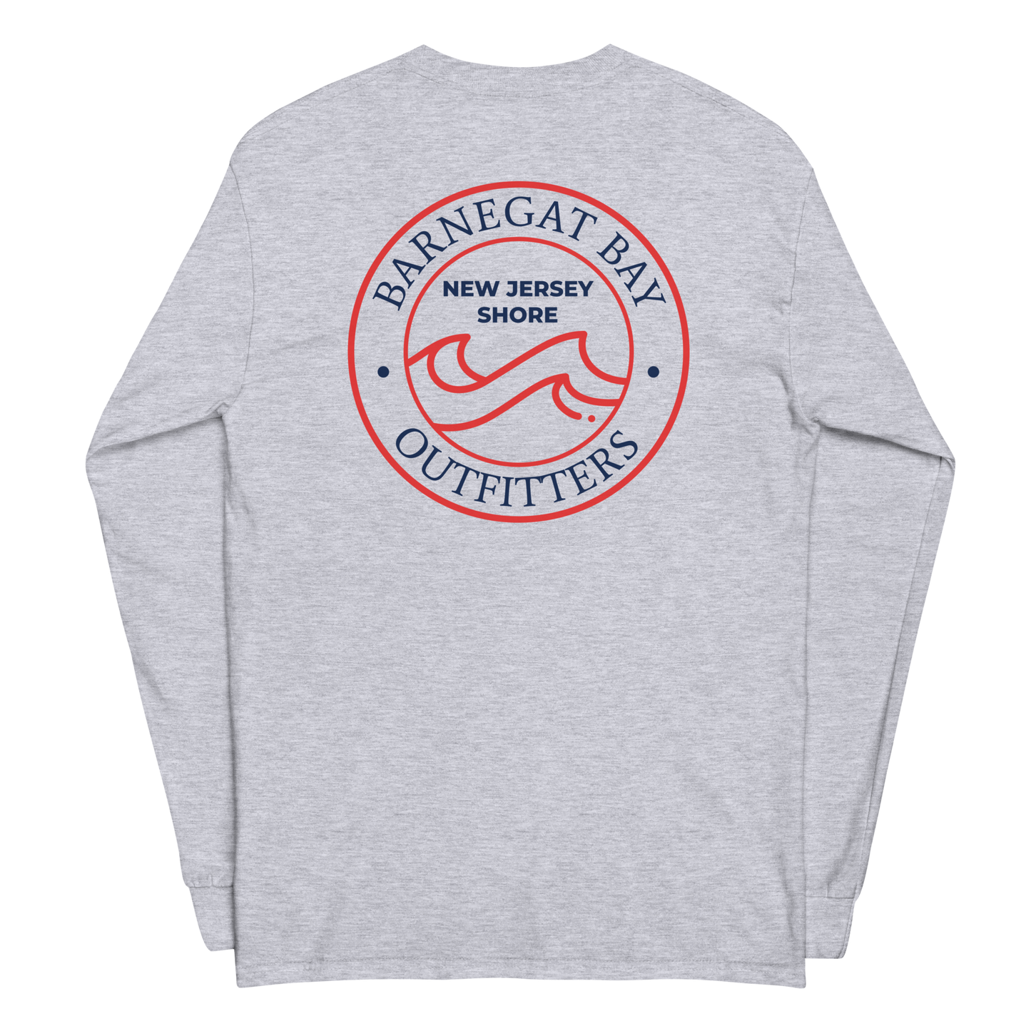 Red, White, & Blue Wave Logo Long Sleeve 2400