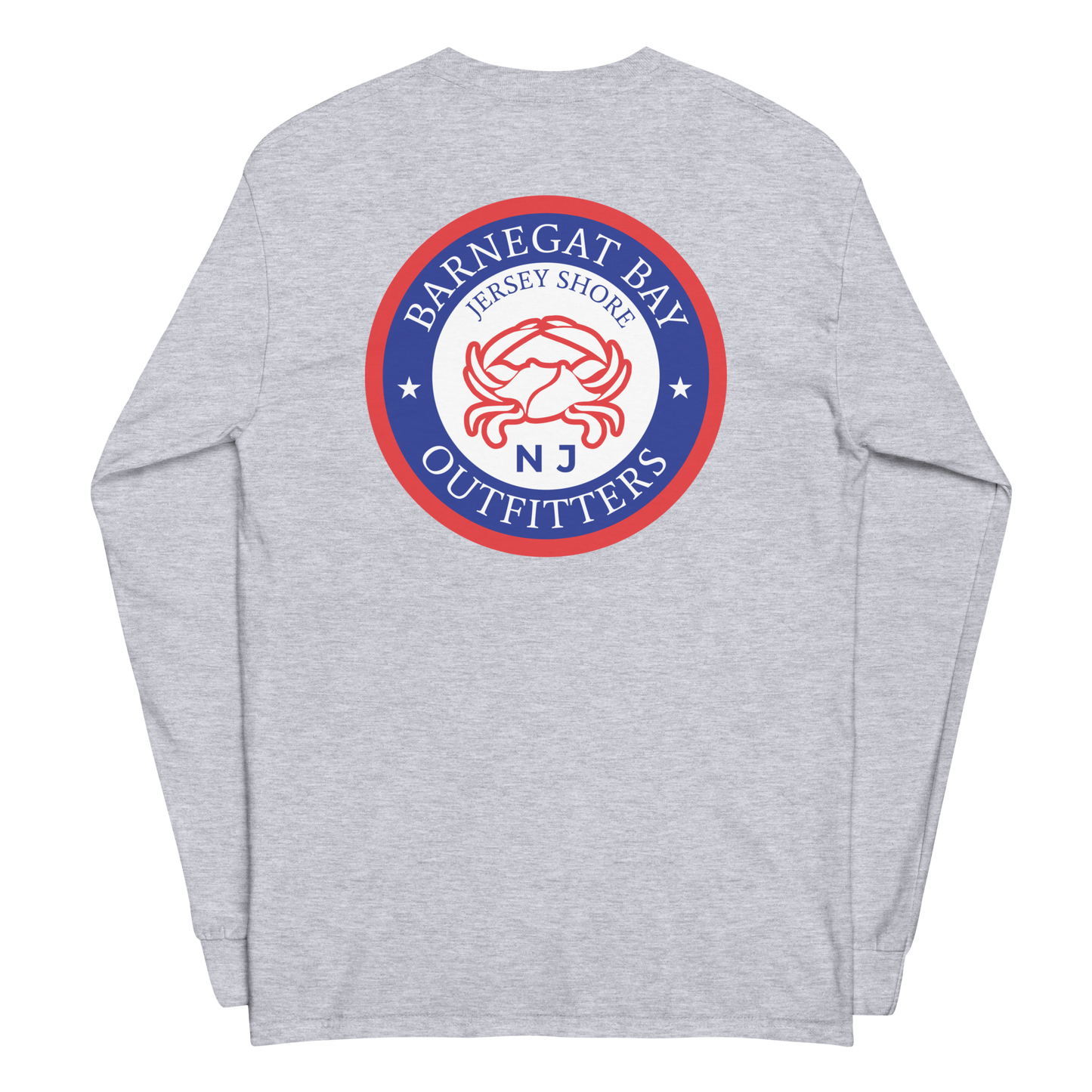 Red, White, & Blue Crab Circle Logo Long Sleeve 2400