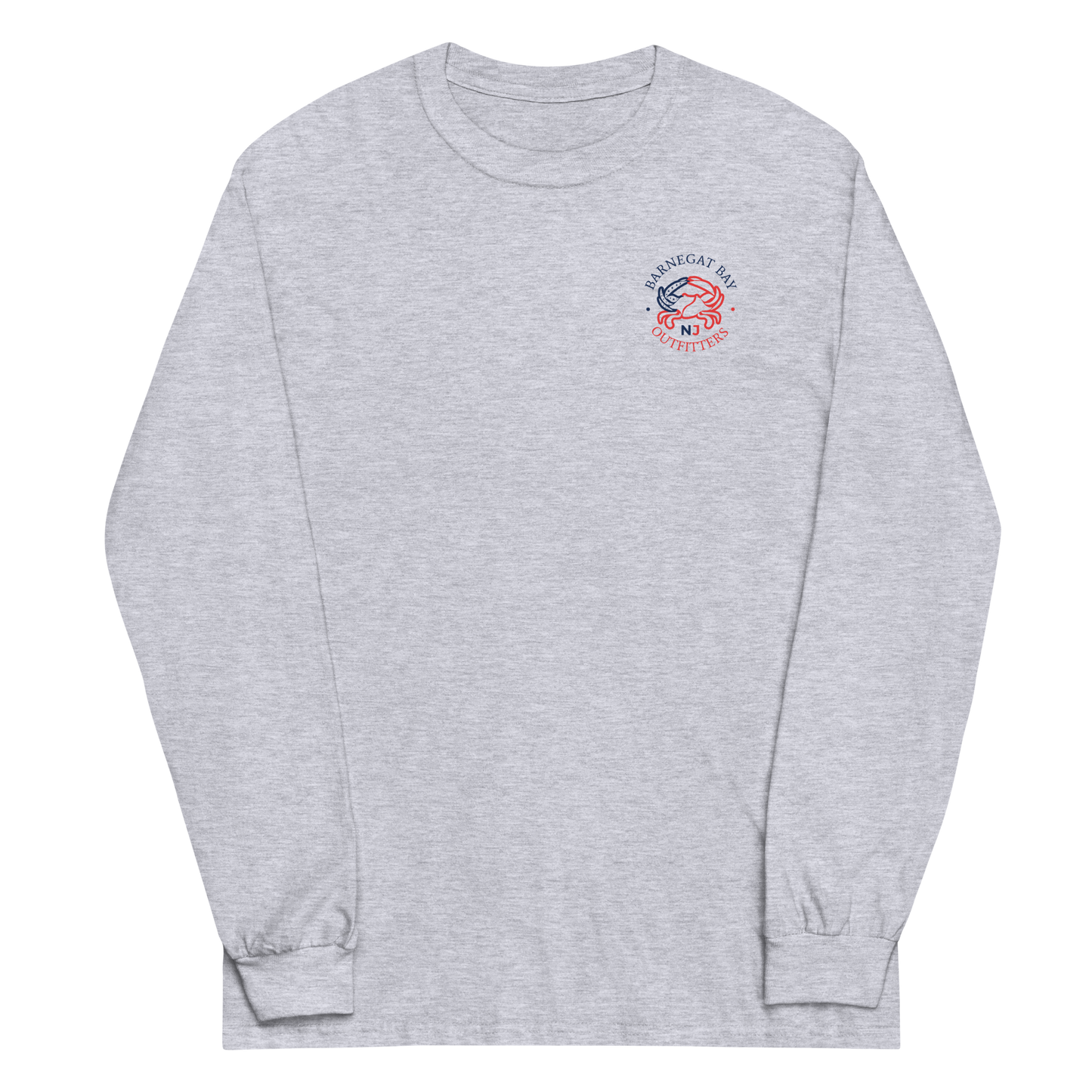 Red, White, & Blue Wavy Flag Logo 2400 Long Sleeve