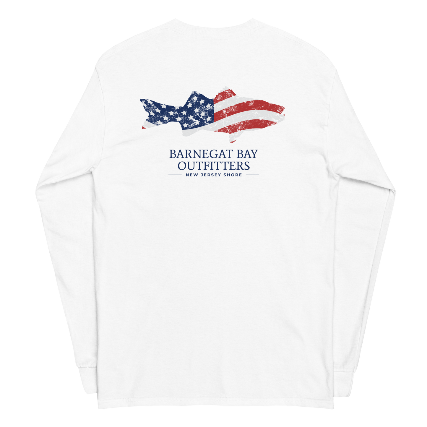 Red, White, & Blue Striped Bass Rect Logo 2400