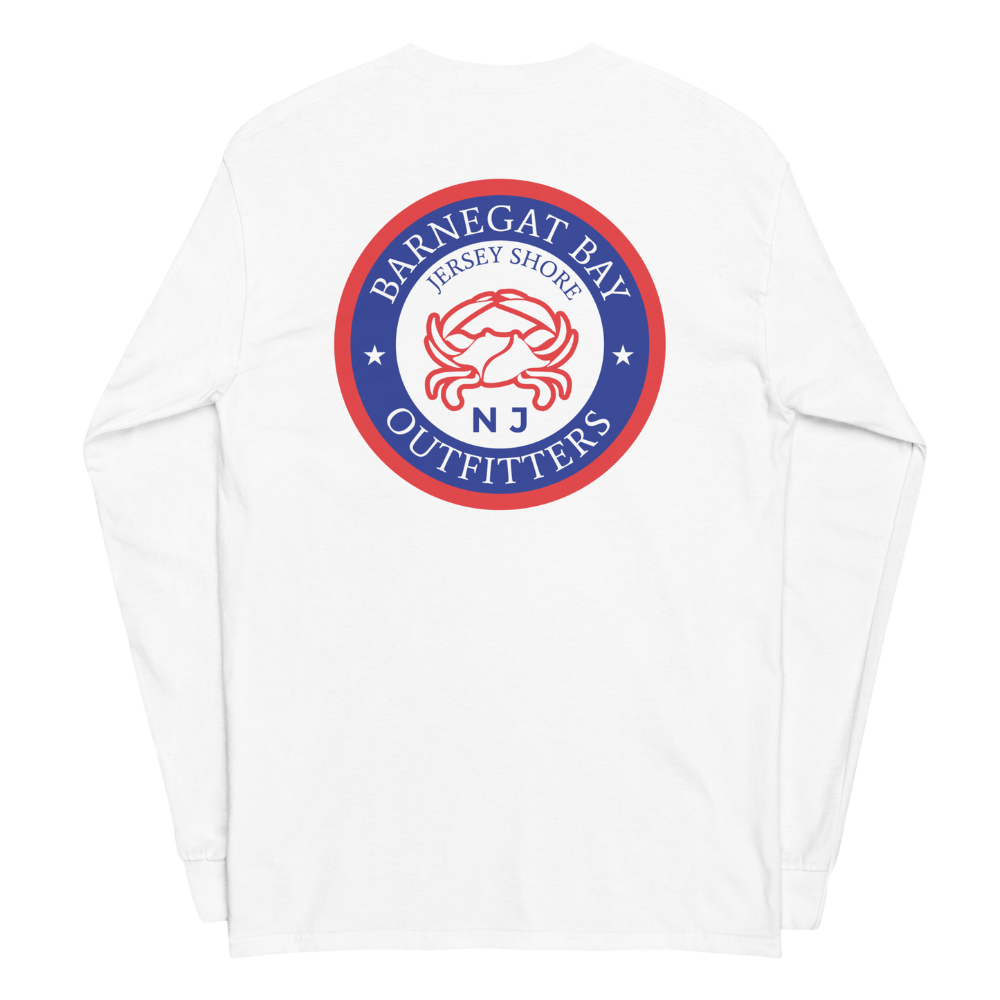 Red, White, & Blue Crab Circle Logo Long Sleeve 2400