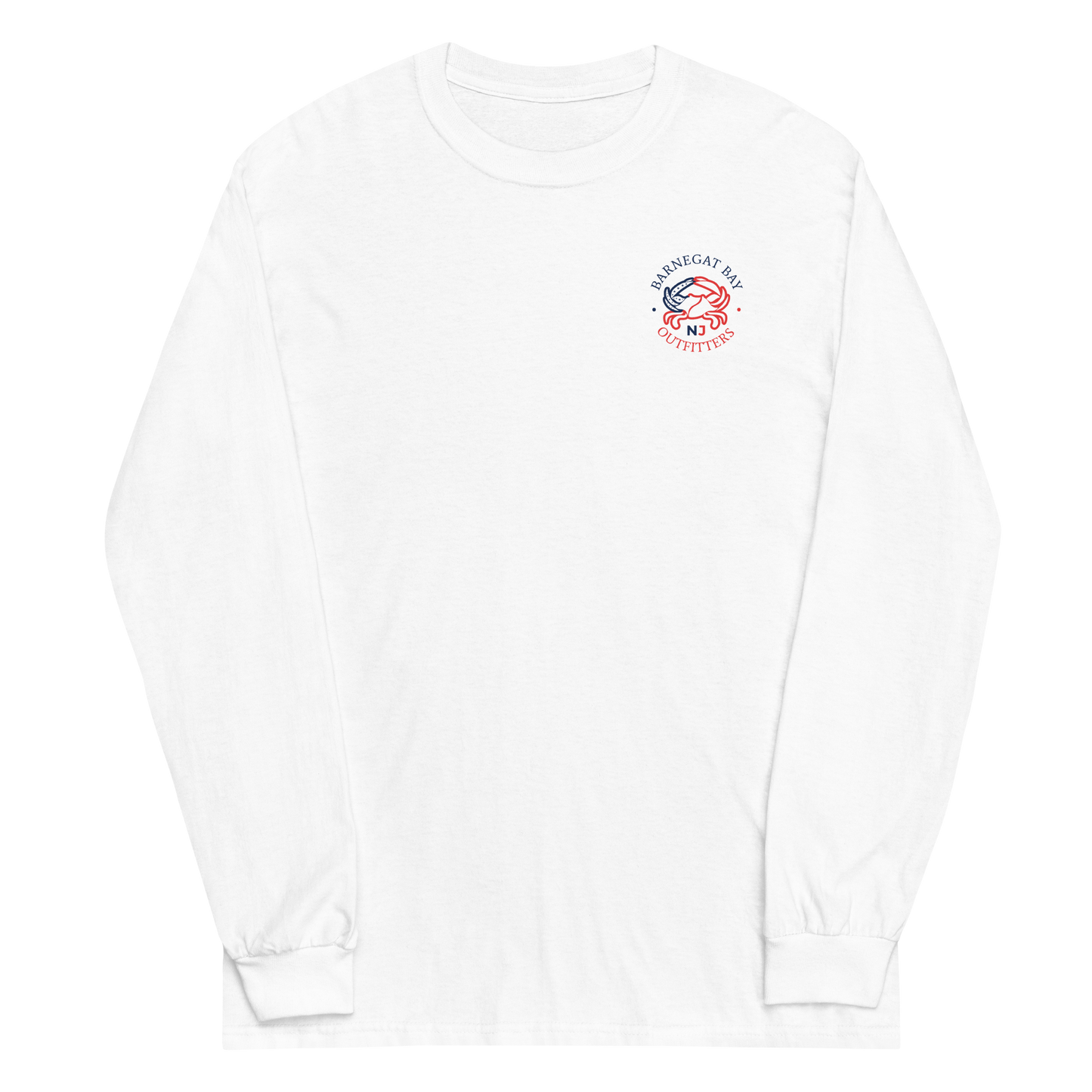 Red, White, & Blue Crab Sq Logo Long Sleeve 2400