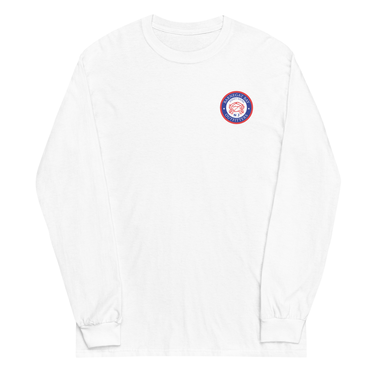 Red, White, & Blue Crab Circle Logo Long Sleeve 2400