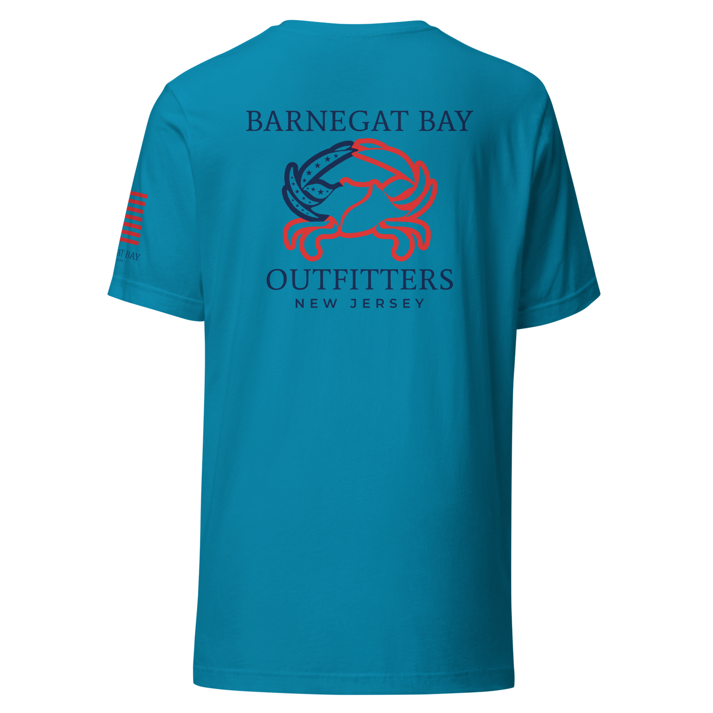 Red, White,& Blue AB Crab Logo Unisex T-Shirt B+C 3001 SL