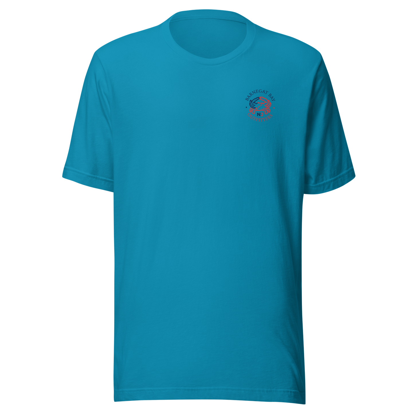 Red, White, & Blue Circle Flag Logo Unisex T-Shirt B+C 3001