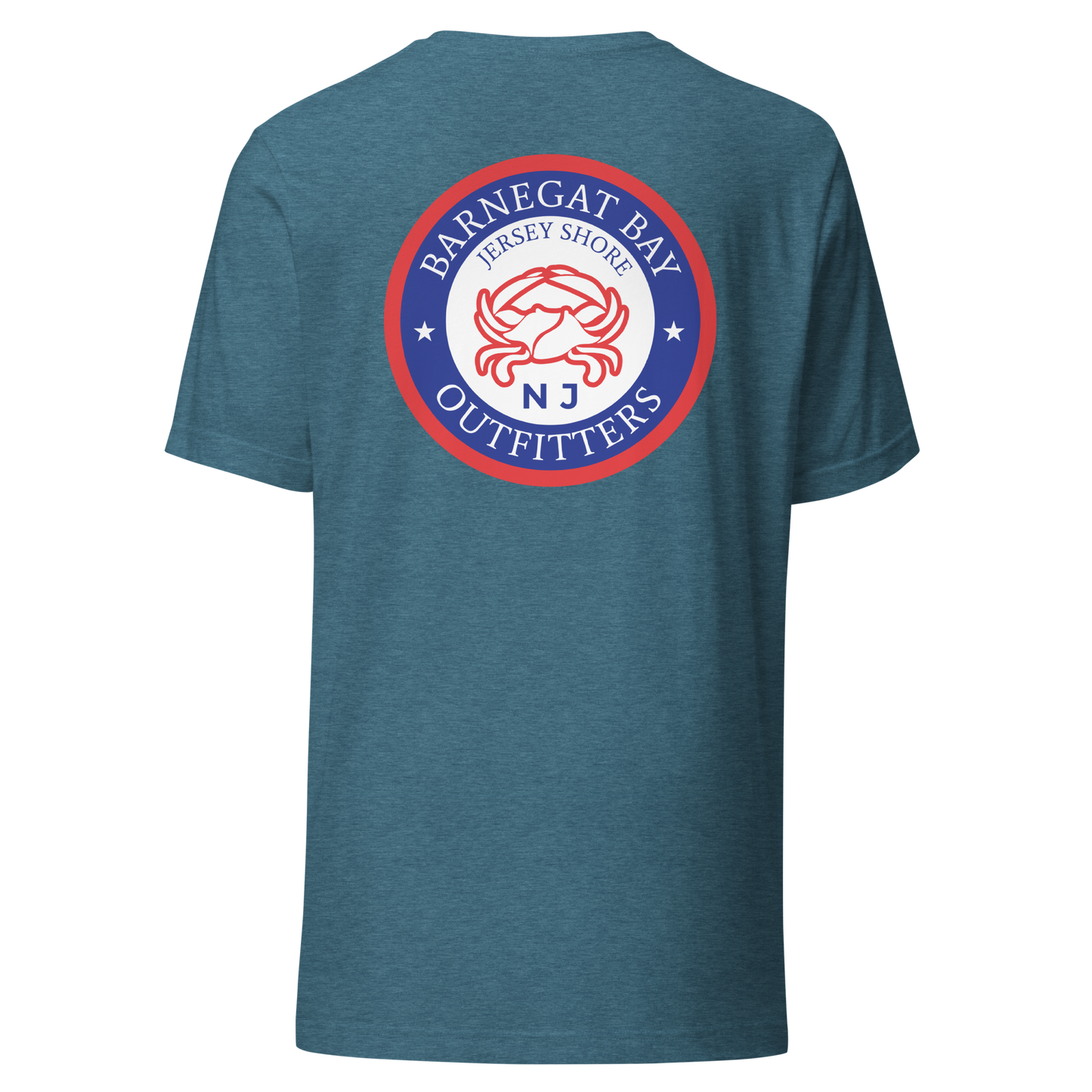 Red, White, & Blue Circle Crab Logo Unisex T-Shirt B+C 3001